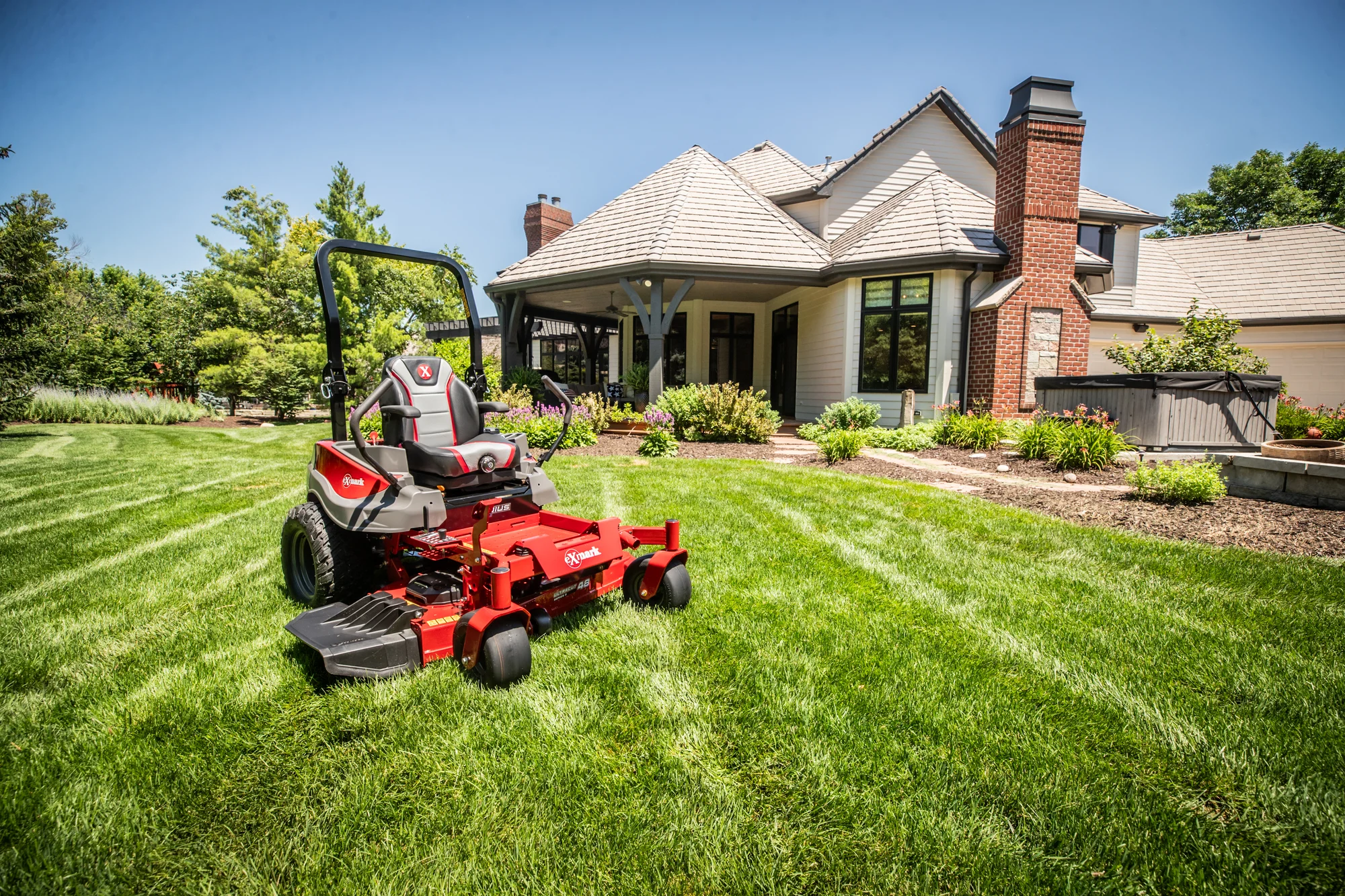 Exmark Radius S Series Zero Turn Riders Higher Output Gas Engine Options feature image