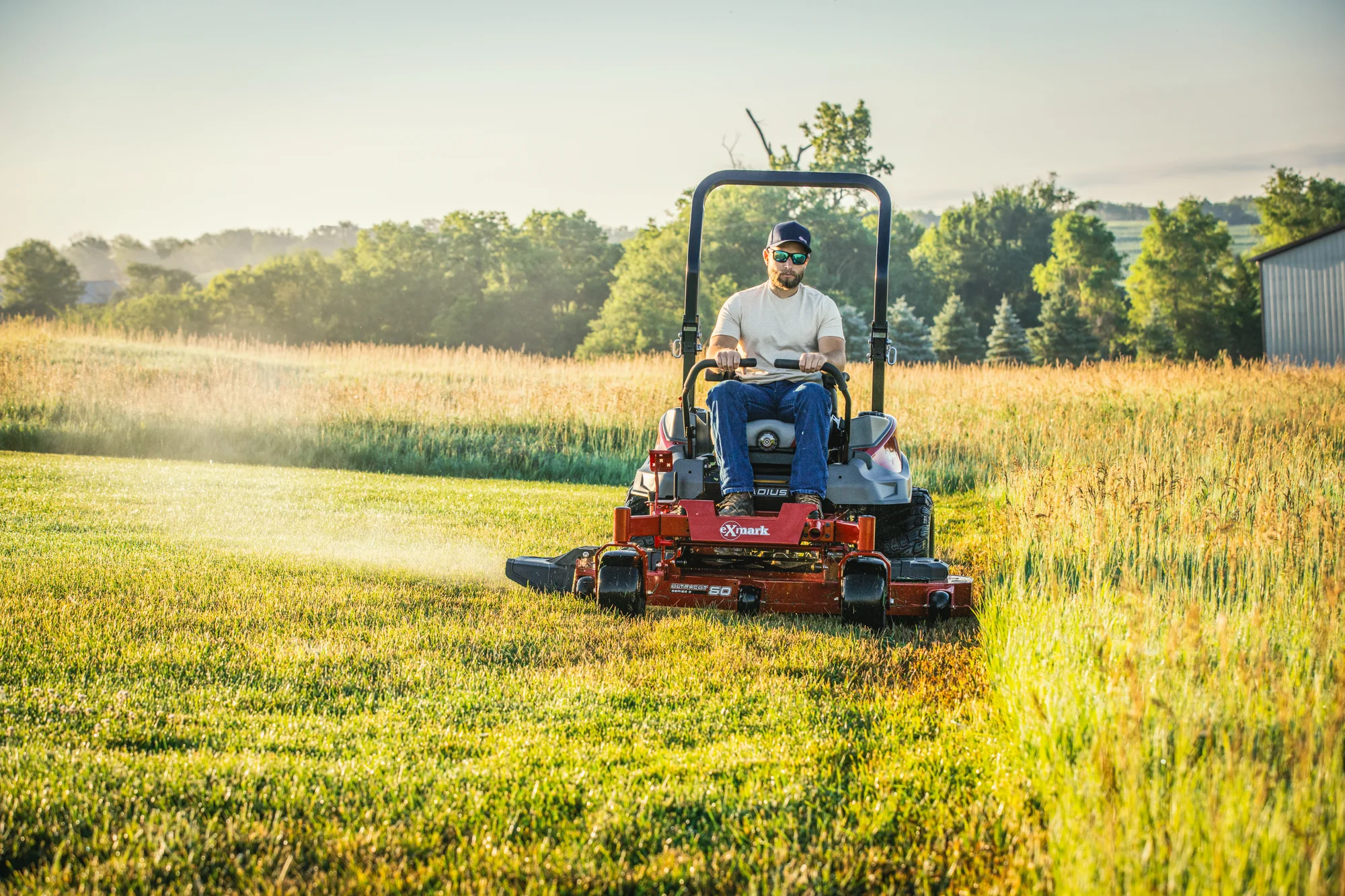 Exmark Radius S Series Zero Turn Riders Precision Cutting Performance feature image