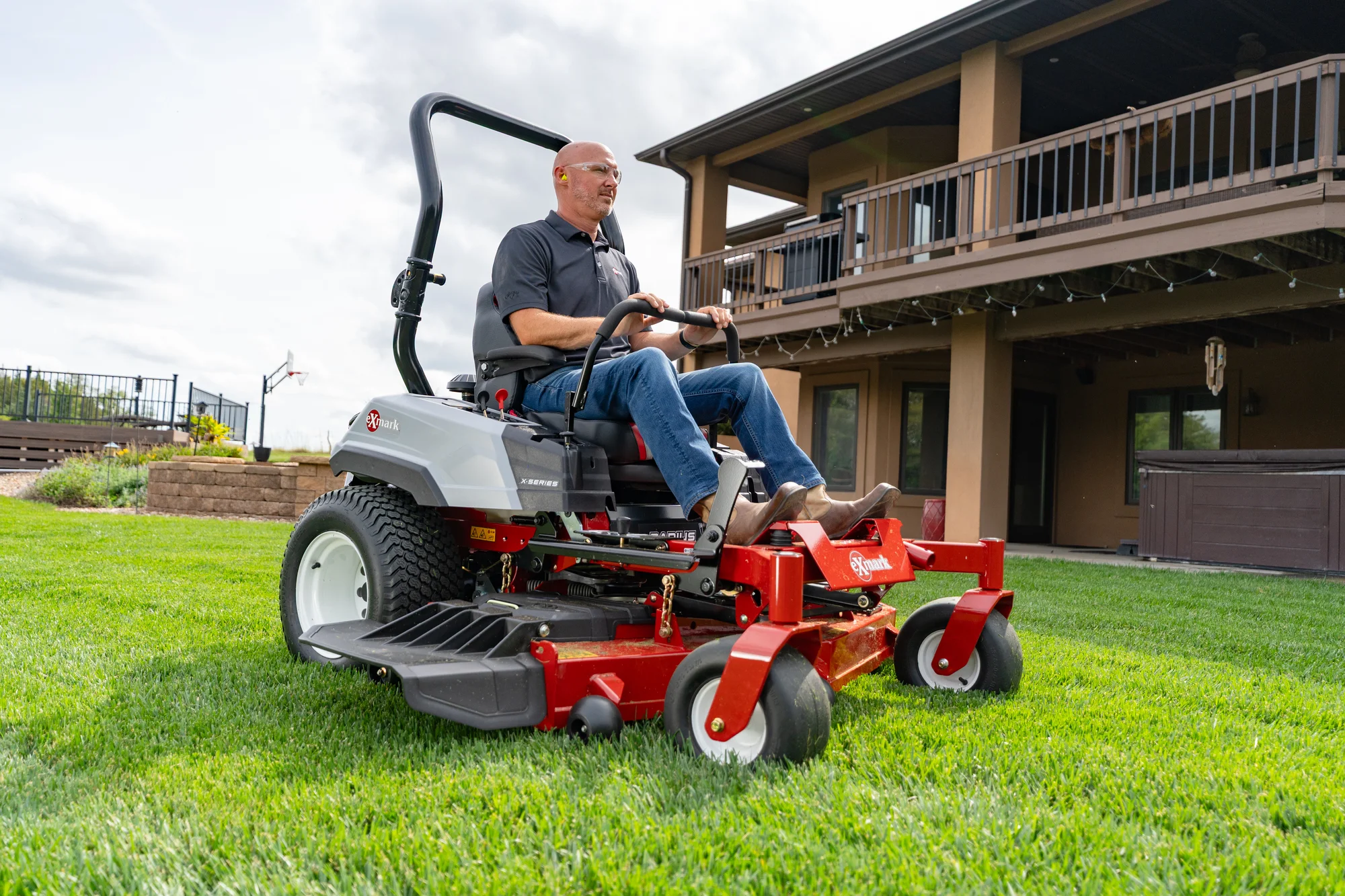 Exmark Radius X Series Zero Turn Riders Efficient Grass Discharge feature image