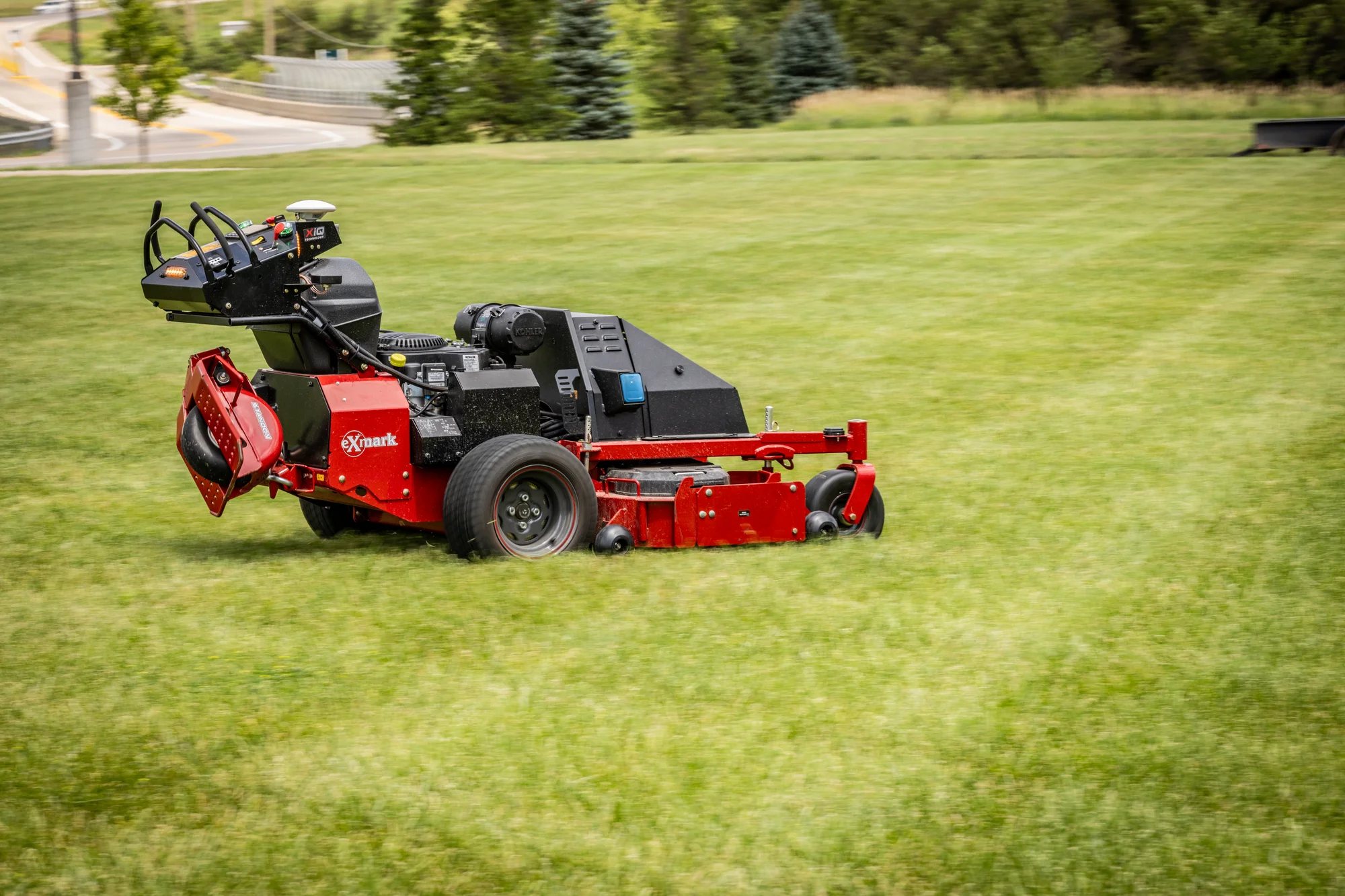 Exmark Turf Tracer Autonomous Series Lawn Mower TTA749AKC604N0 Exmark Turf Tracer Autonomous Series Walk Behind Lawn Mower Tta749Akc604N0 Mower Grass Striping product image