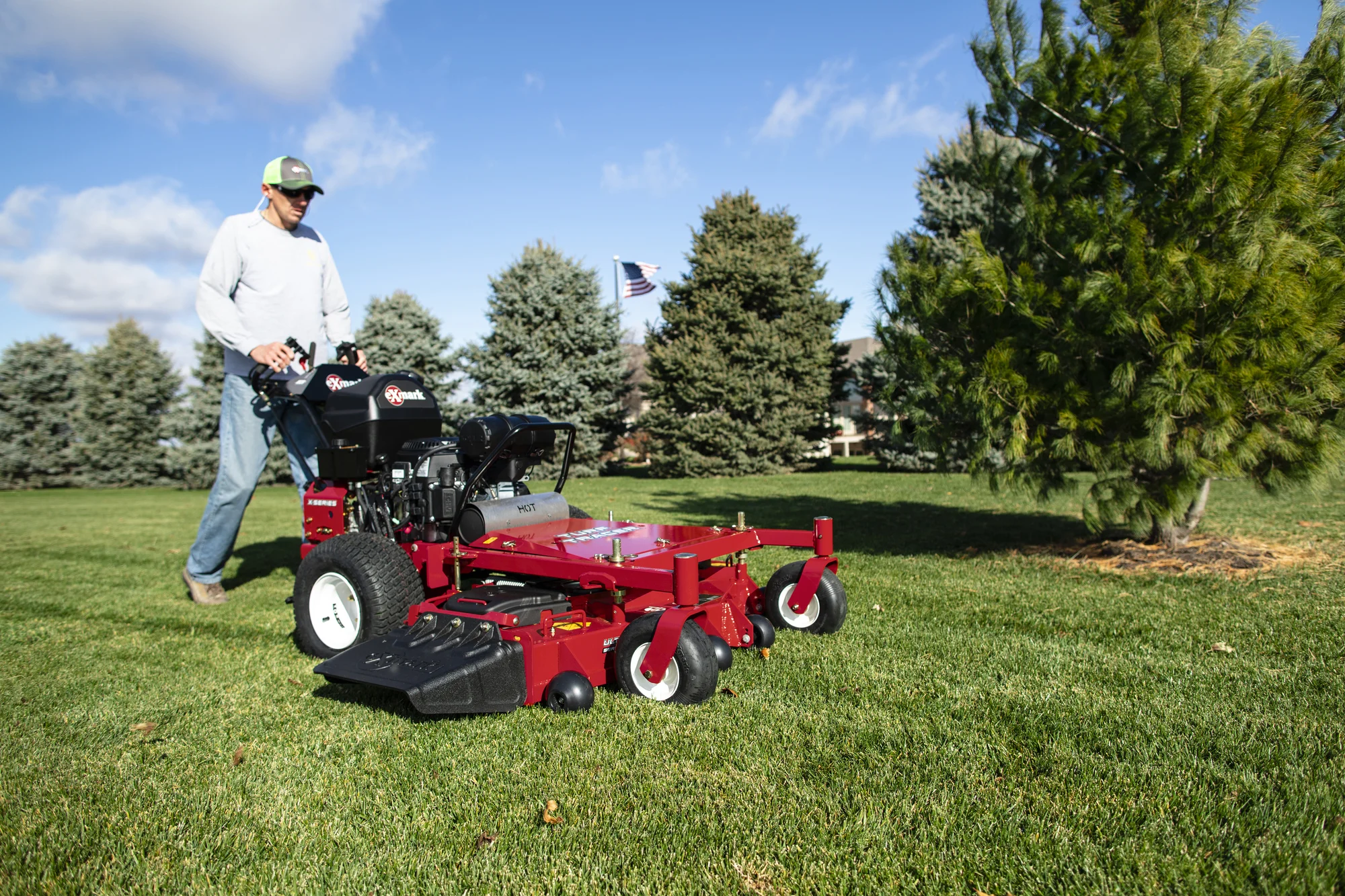 Exmark Turf Tracer X Series Lawn Mower TTX691GKA60400 Exmark Turf Tracer X Series Lawn Mower Ttx691Gka60400 Man Mower Trees product image