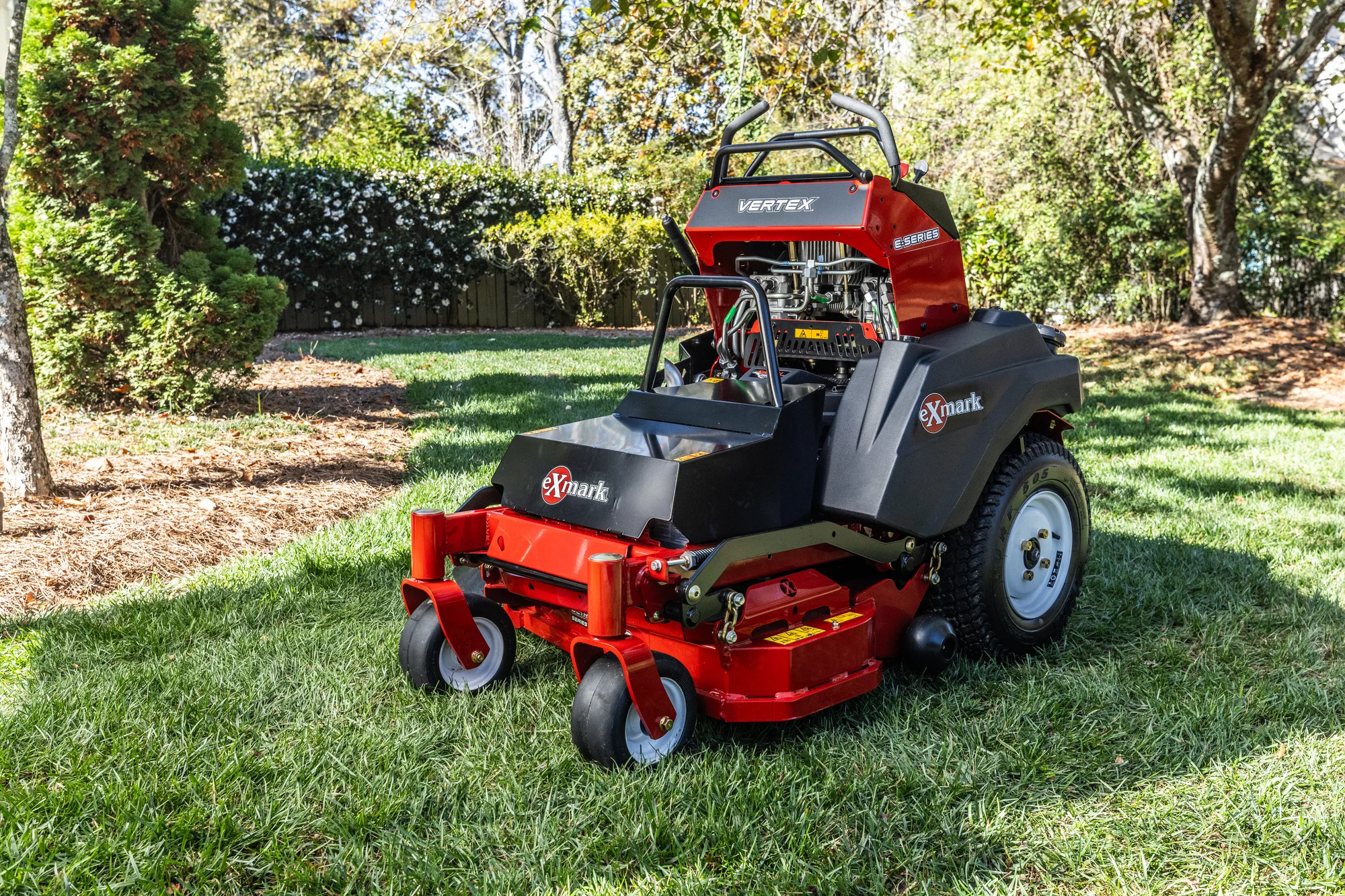 Exmark Vertex E Series Stand-On Lawn Mower VXE600GKA36300 Exmark Vertex E Series Stand On Lawn Mower Vxe600Gka36300 Side View Right Lawn product image
