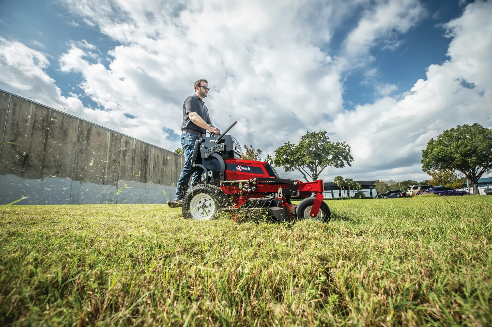 Exmark Vertex V Series Stand On Mower Commercial Fabricated Cutting Deck feature image
