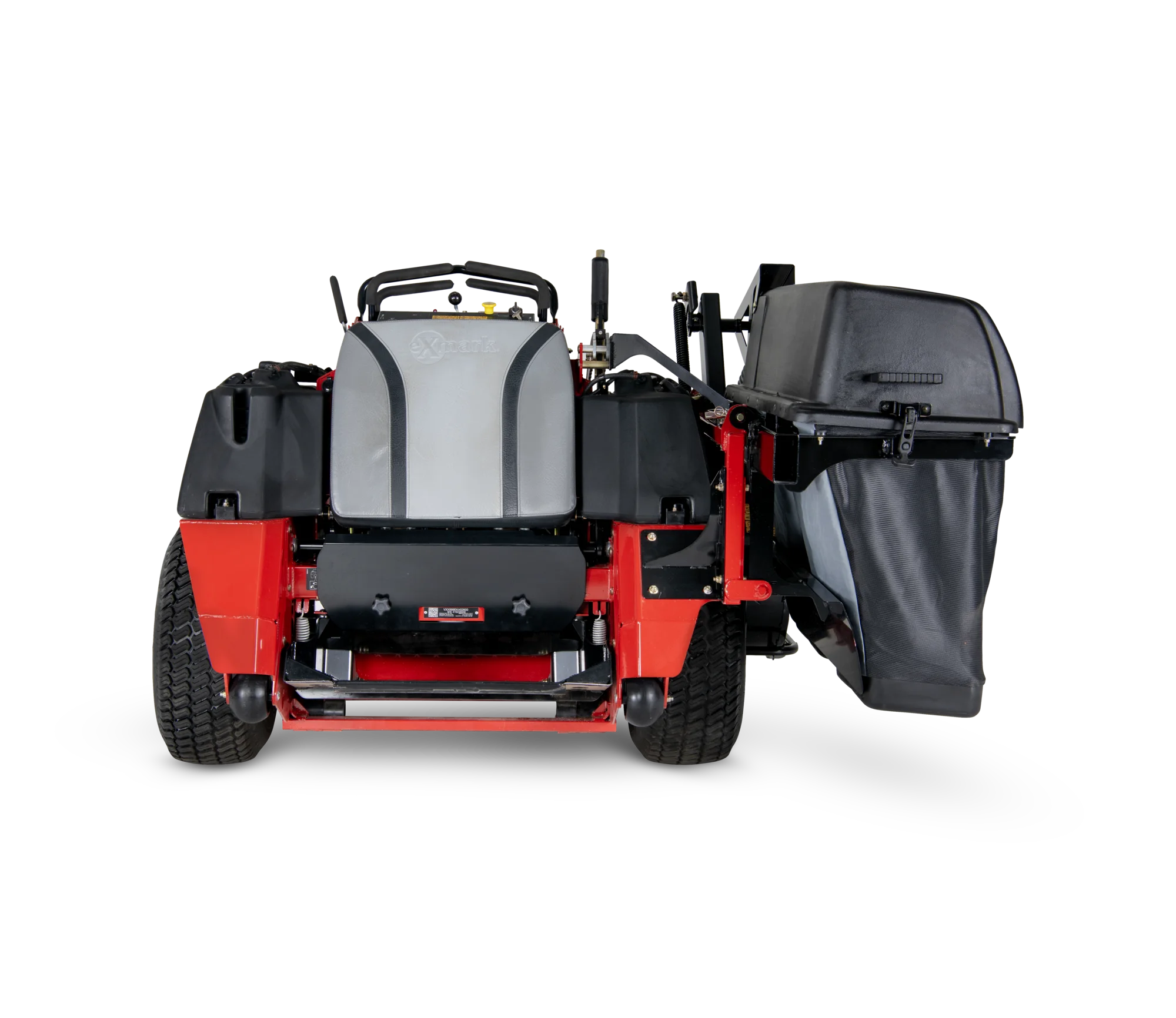 Exmark Vertex X Series Stand-On Lawn Mower VXX999GKA60600 Exmark Vertex X Series Stand On Lawn Mower Vxx999Gka60600 Back View Bagger product image