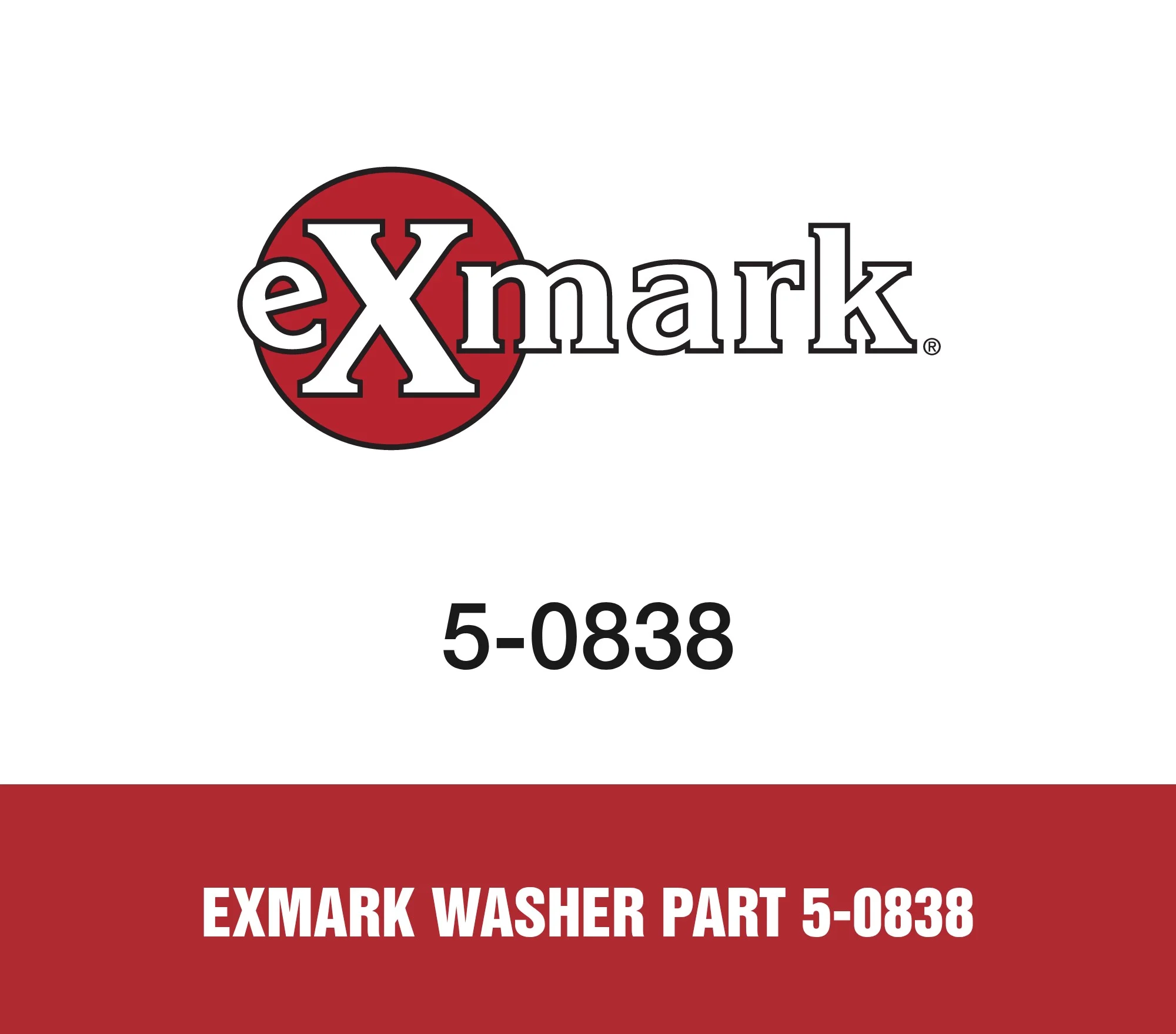 Exmark Washer Part 5-0838