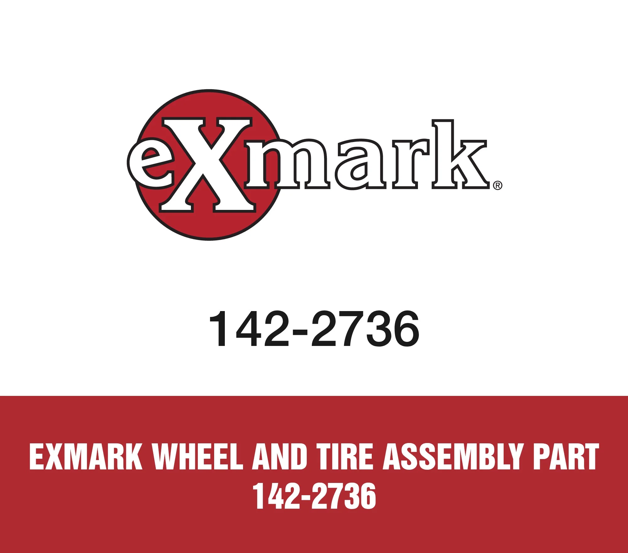 Exmark Wheel And Tire Assembly Part 142-2736