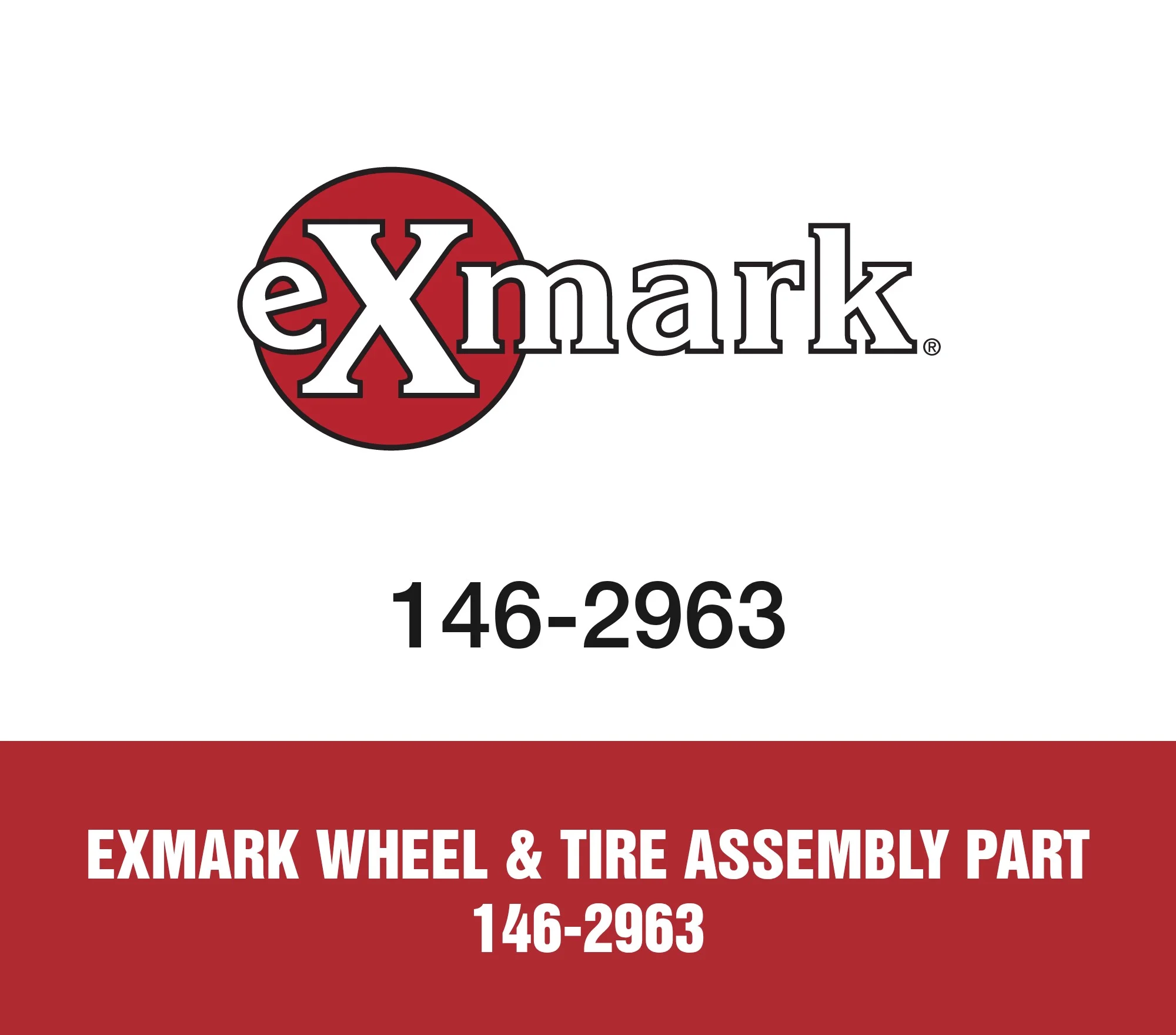 Exmark Wheel & Tire Assembly Part 146-2963