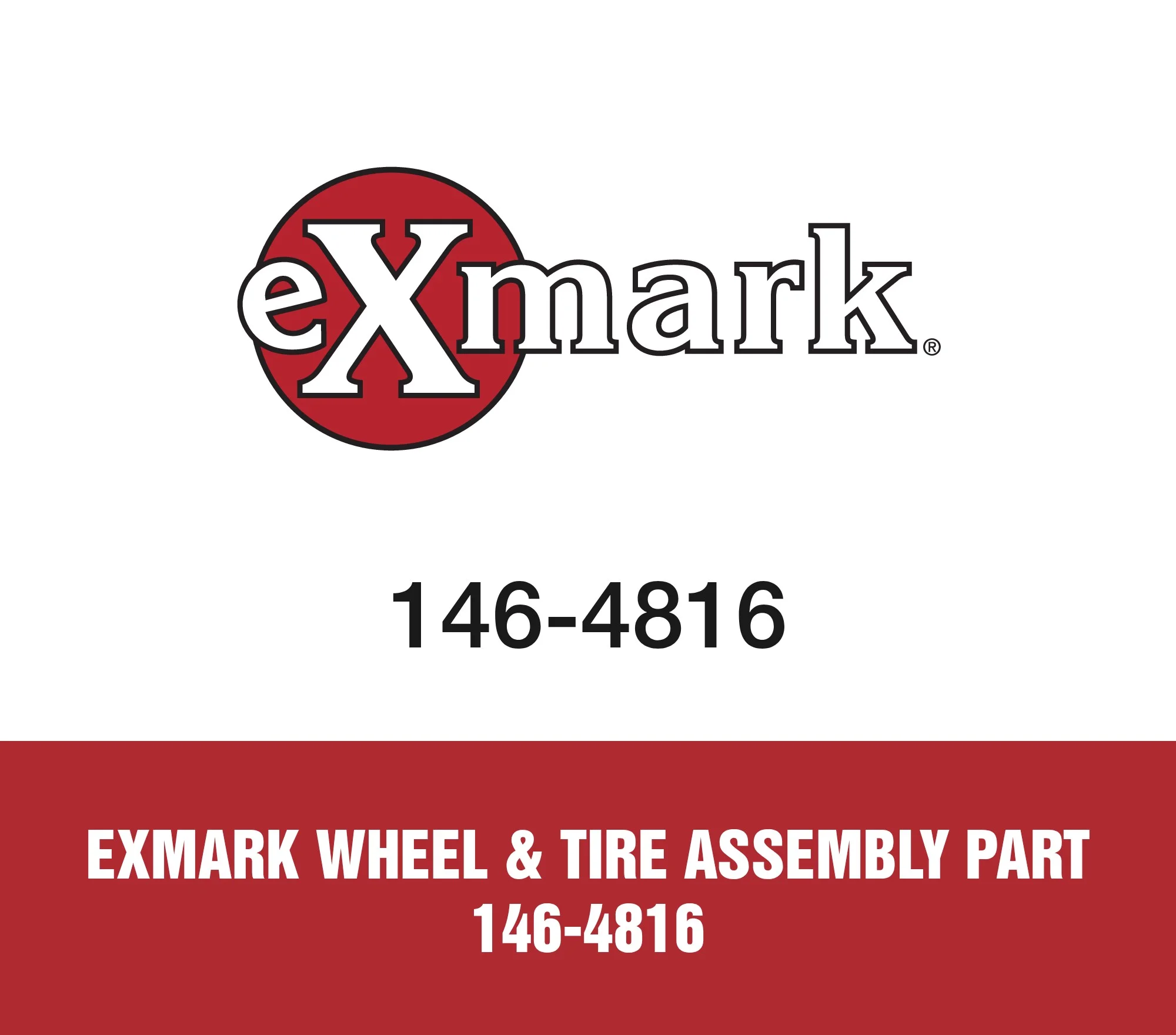 Exmark Wheel & Tire Assembly Part 146-4816