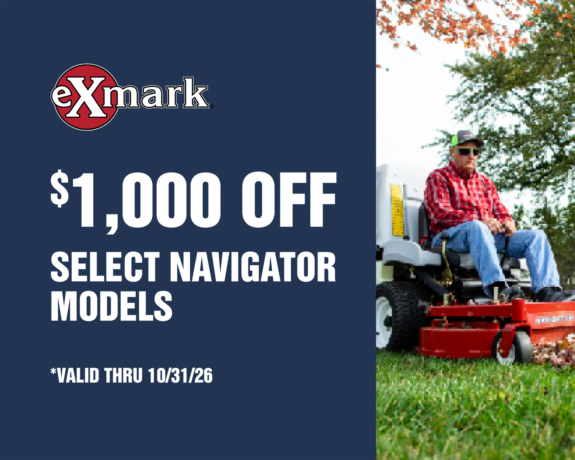 Exmark Navigator S Series Zero Turn Rider NVS730EKC48000