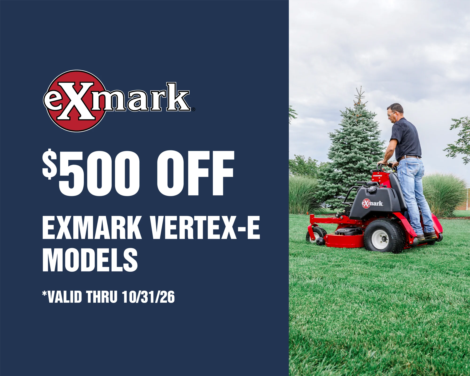 Exmark Vertex E Series Stand-On Lawn Mower VXE600GKA32300