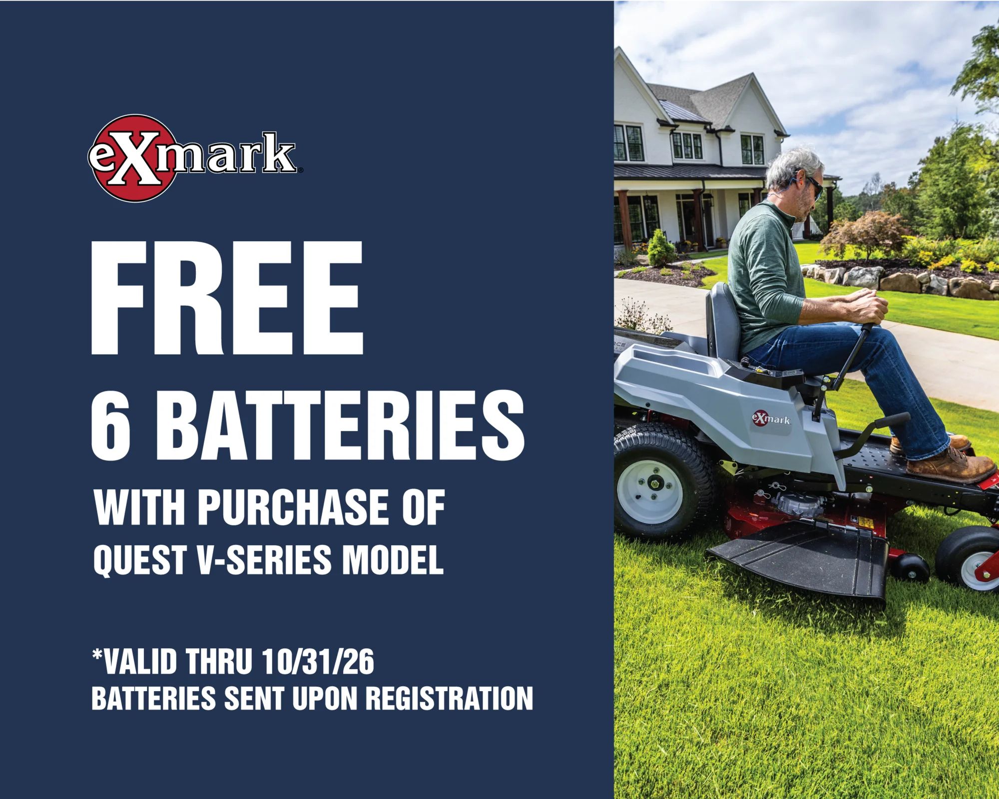 Exmark Quest V Series Zero Turn Rider QZV060B0242H00