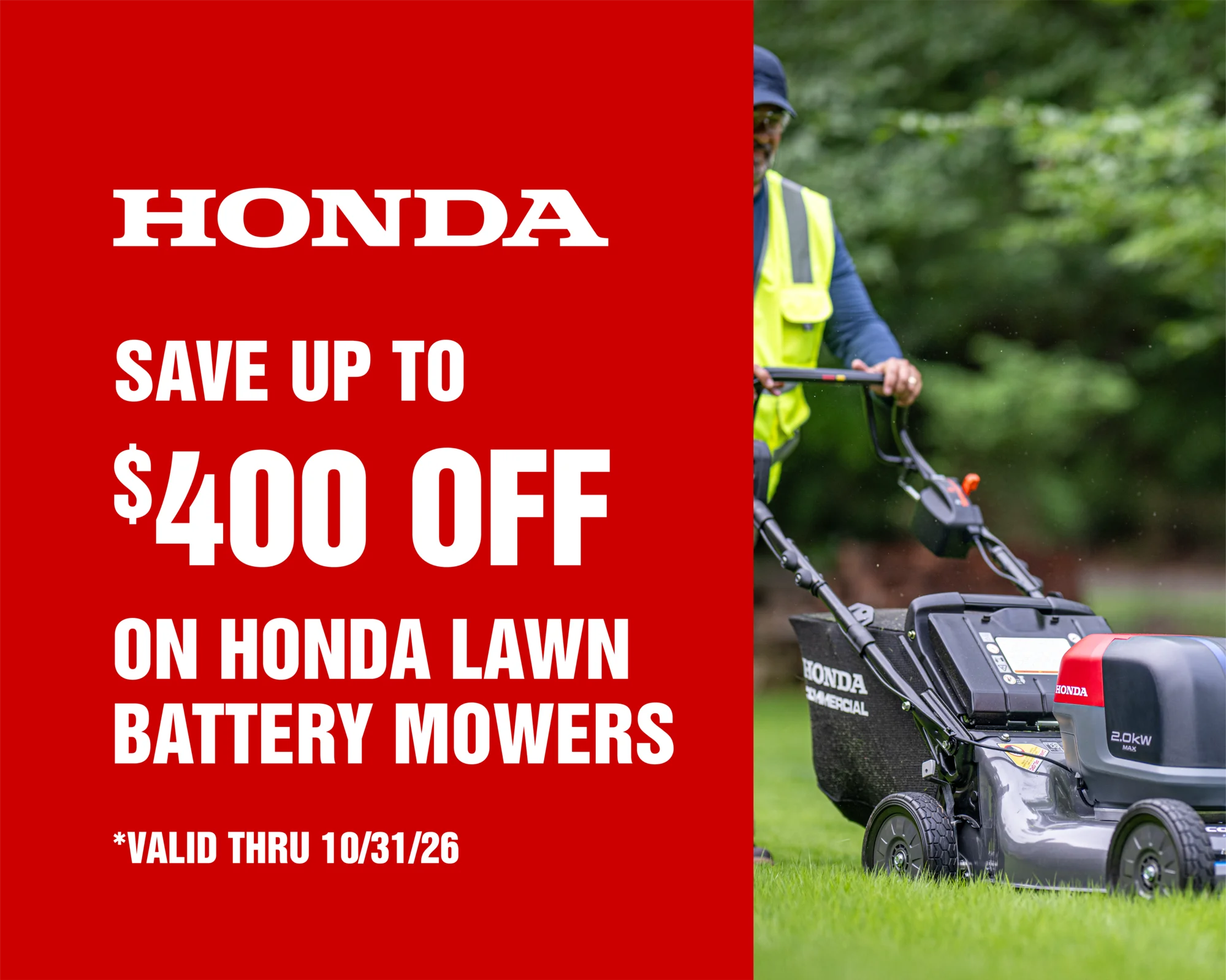 Honda HRX-BE Battery Powered Walk Behind Lawn Mower HRX217EXA6
