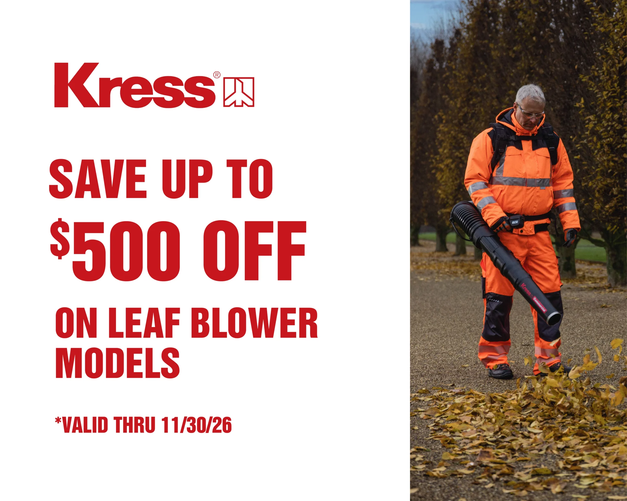 Kress 60V Handheld Blower KG560.9