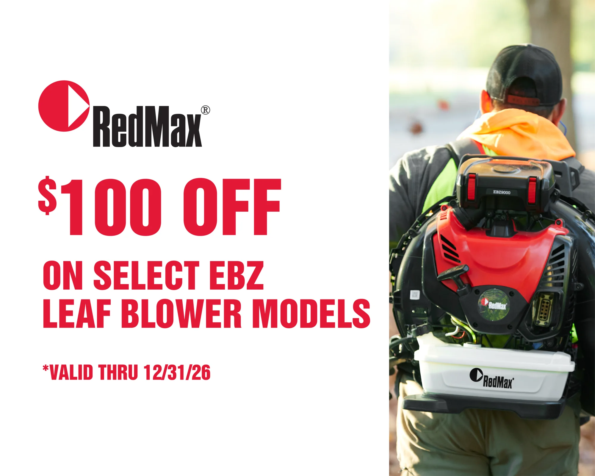 RedMax Backpack Blower EBZ9000