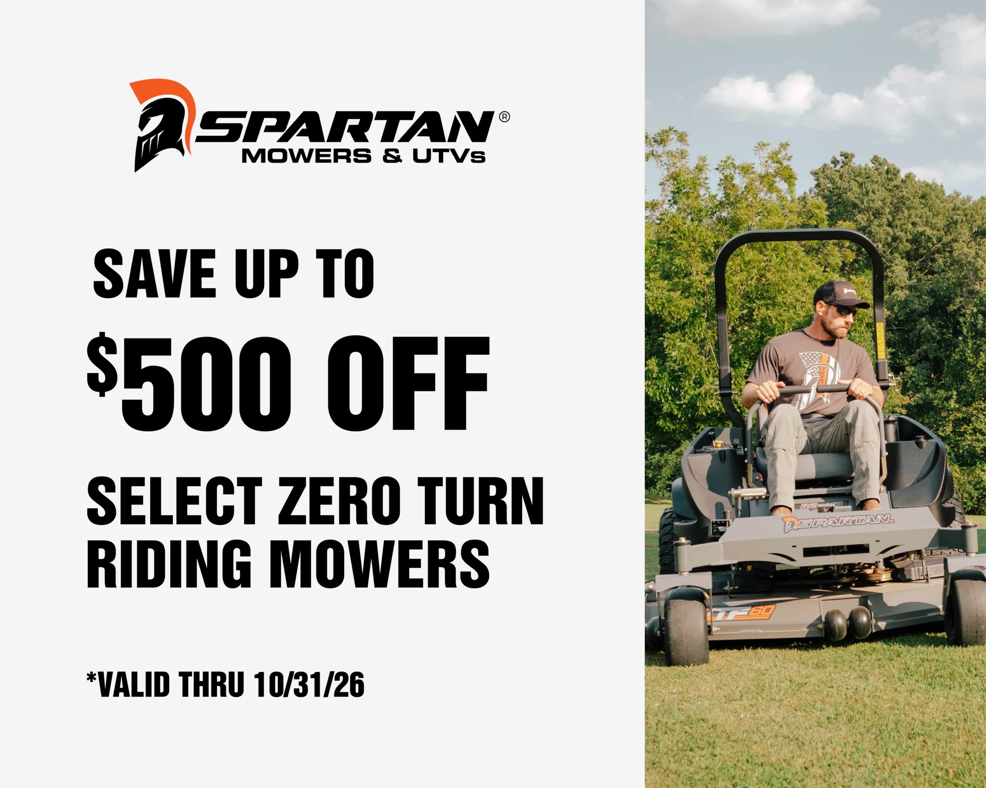 Spartan RZ-HD Zero Turn Rider RSZL1148FR730