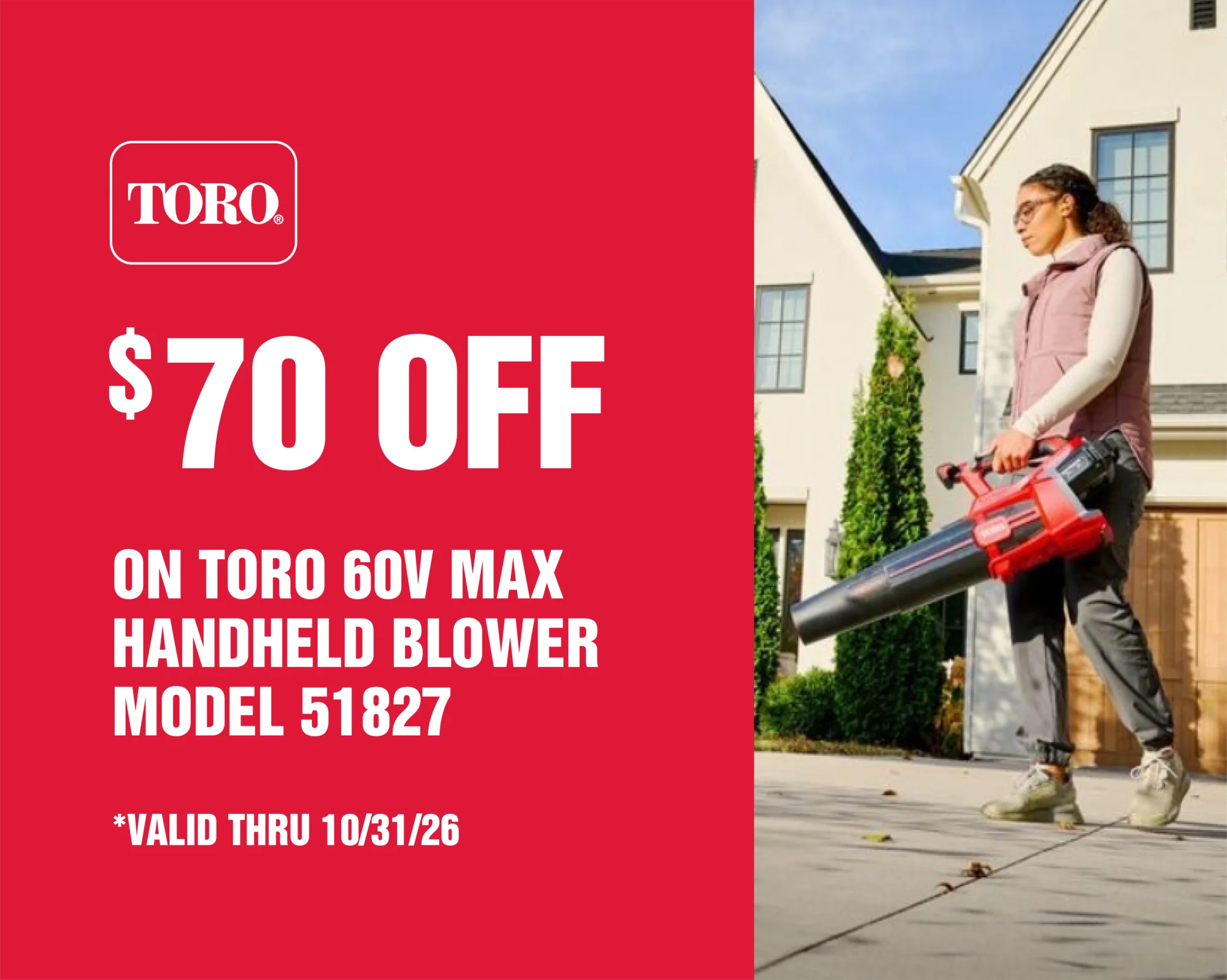 Toro 60V MAX Leaf Blower 51827