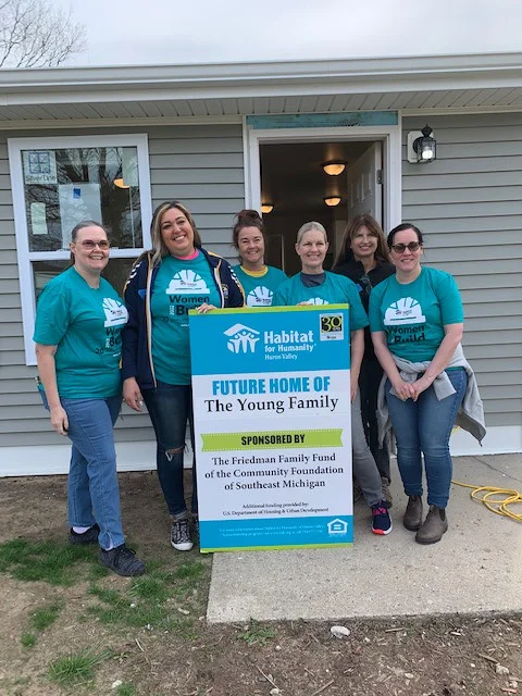 Huron Valley Women Build Team