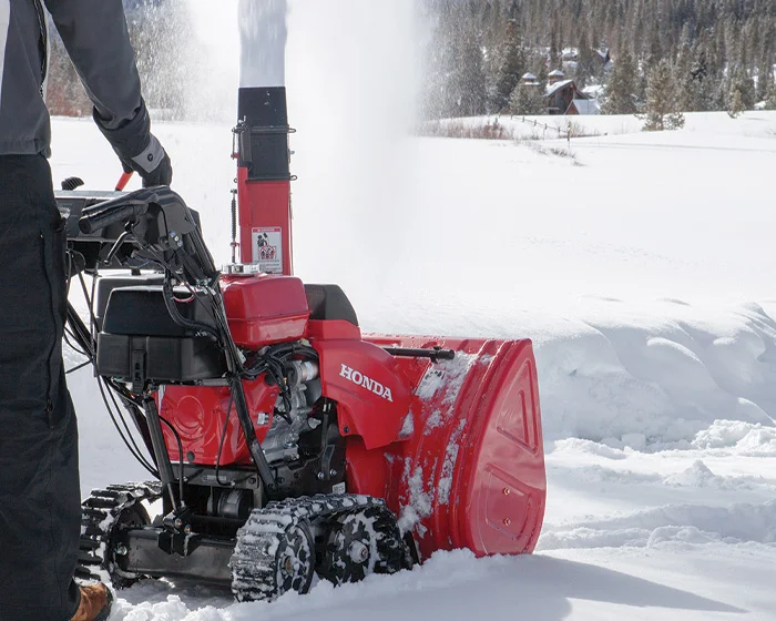 Honda Atd Series Two Stage Snow Blower Hss1332Atd Back View Closeup product image