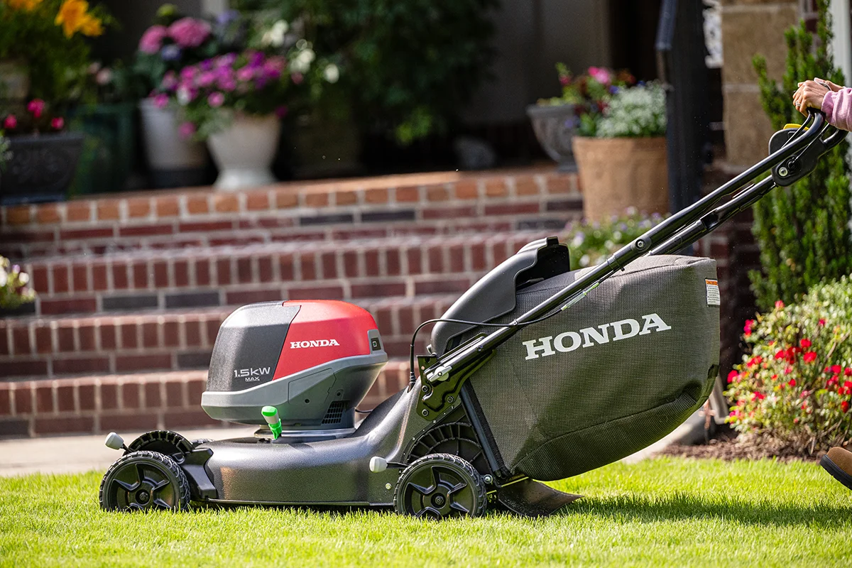 Honda Battery Operated Walk Behind Mowers Quiet Low Noise Operation feature image