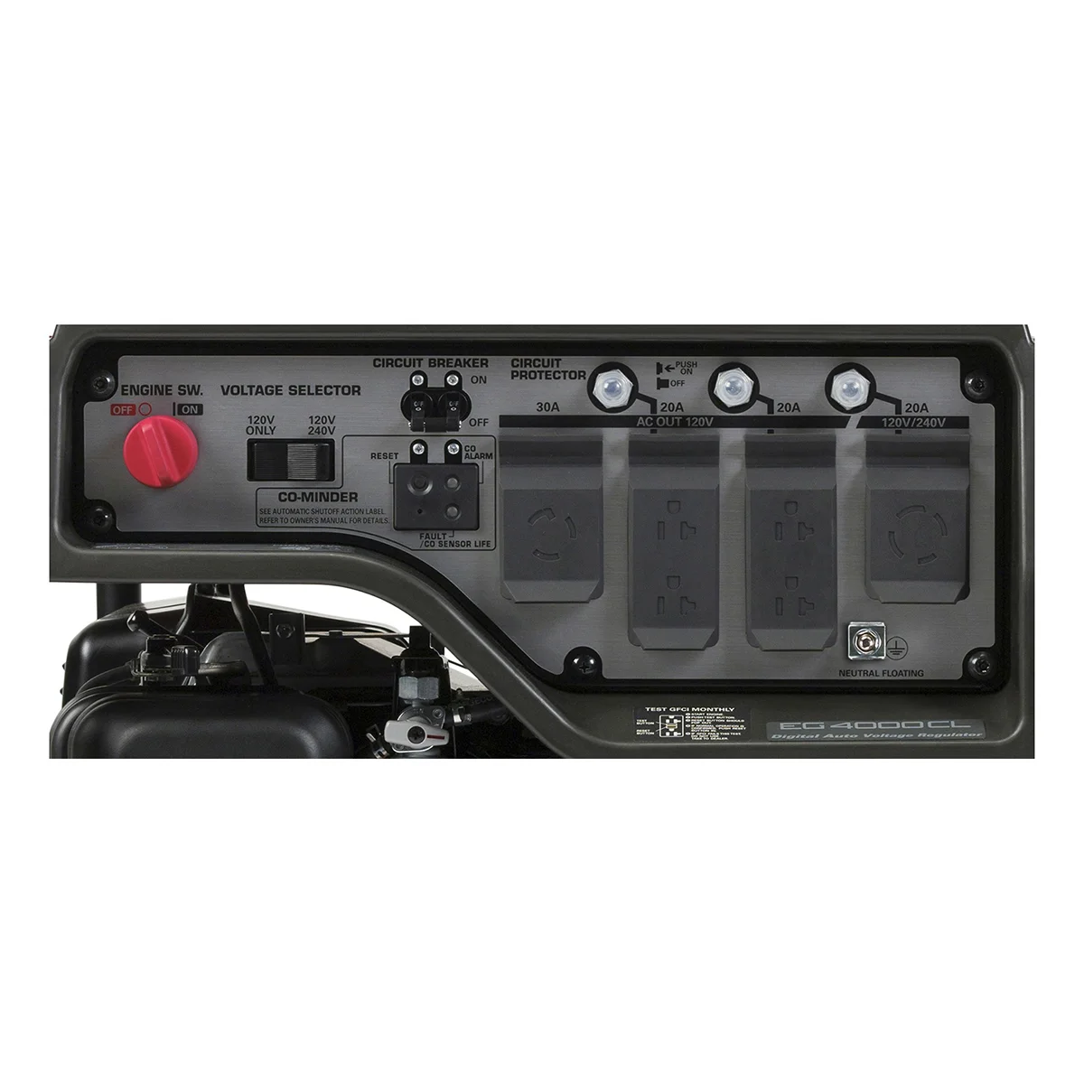 Generators Honda Pressure Washers Honda Eg Co Minder Series Generators Co Minder Safety System feature image