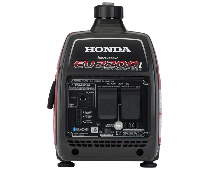 Honda Generator EU2200i Companion with CO-MINDER Honda Eu Co Minder Series Generator Eu2200Tan1 Companion Front View product image