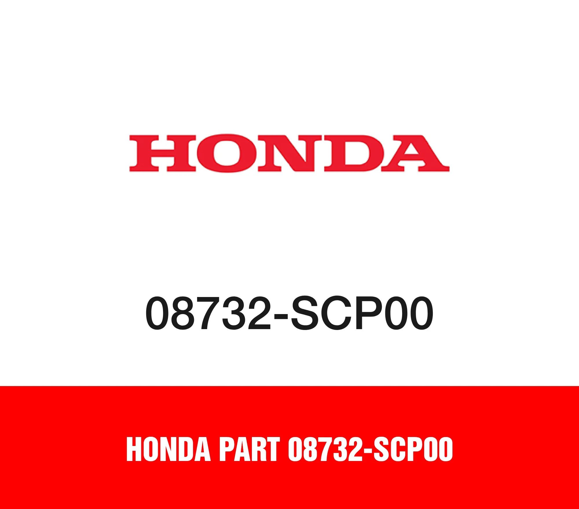 Honda Part 08732-SCP00