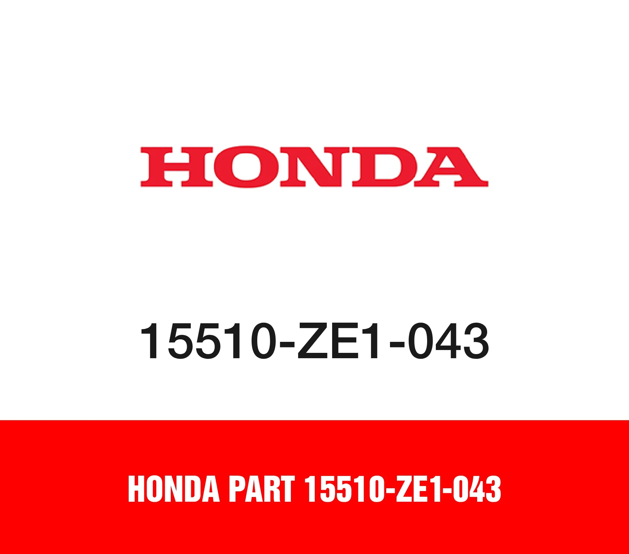 Honda Part 15510-ZE1-043