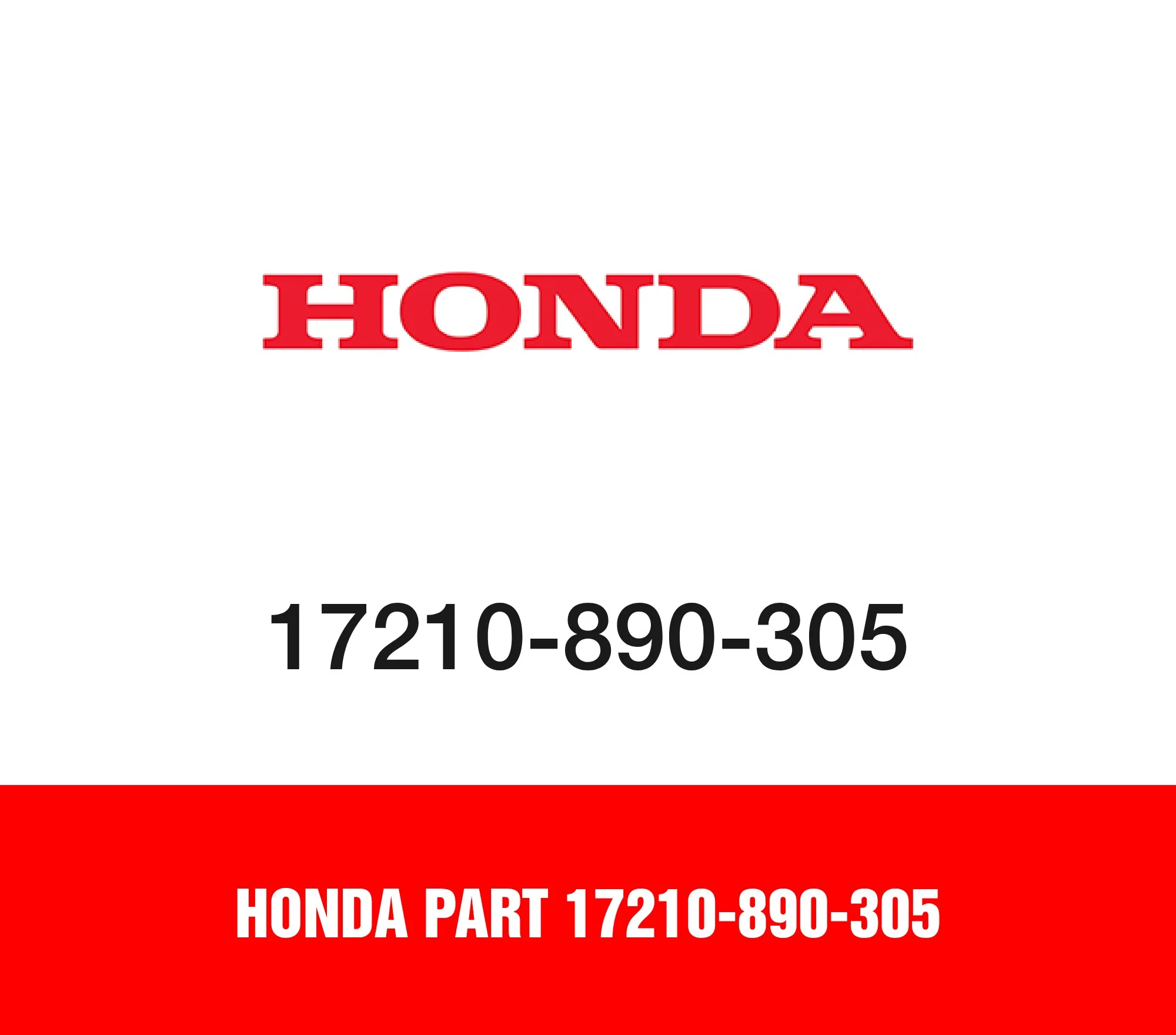 Honda Part 17210-890-305