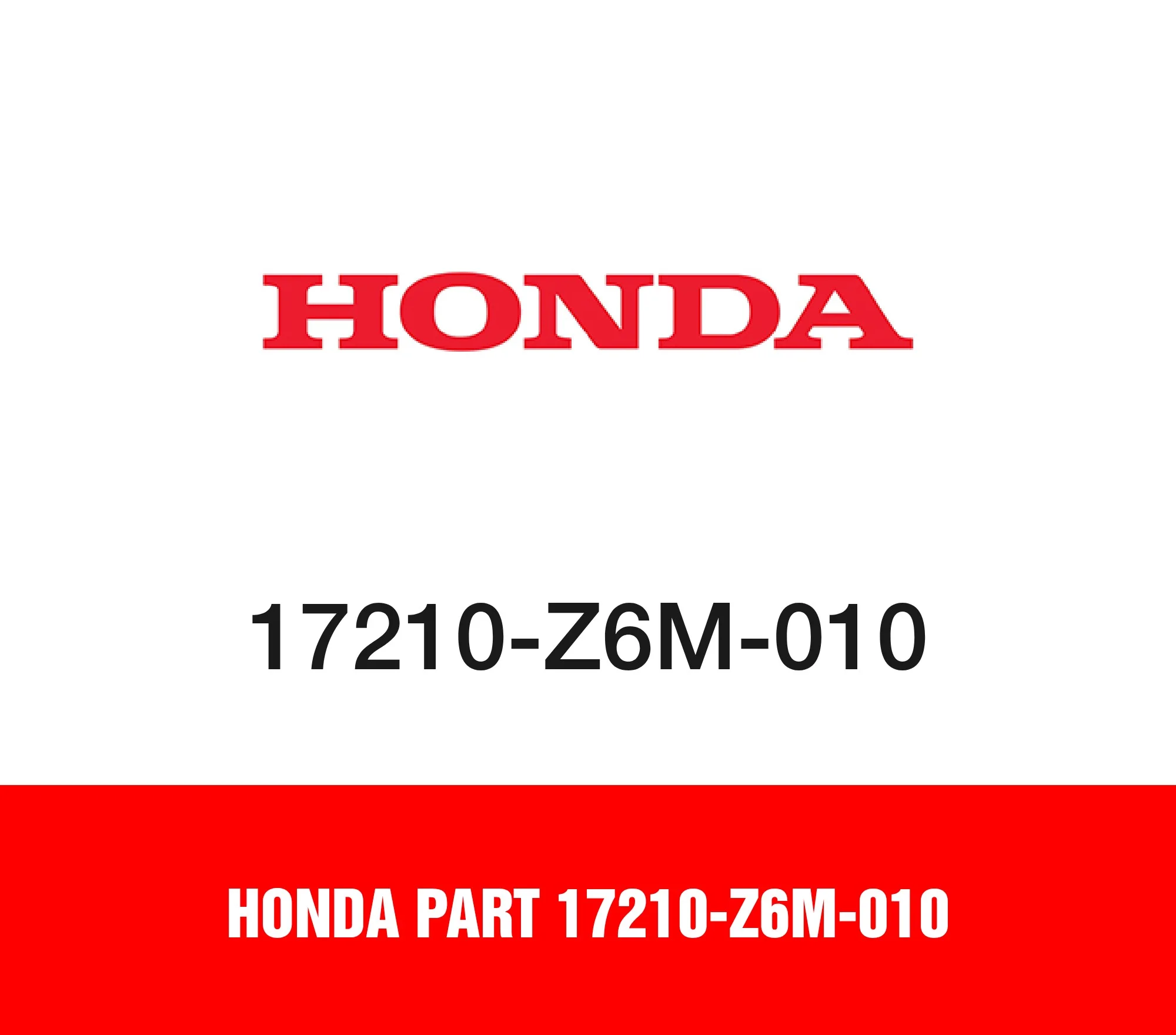 Honda Part 17210-Z6M-010