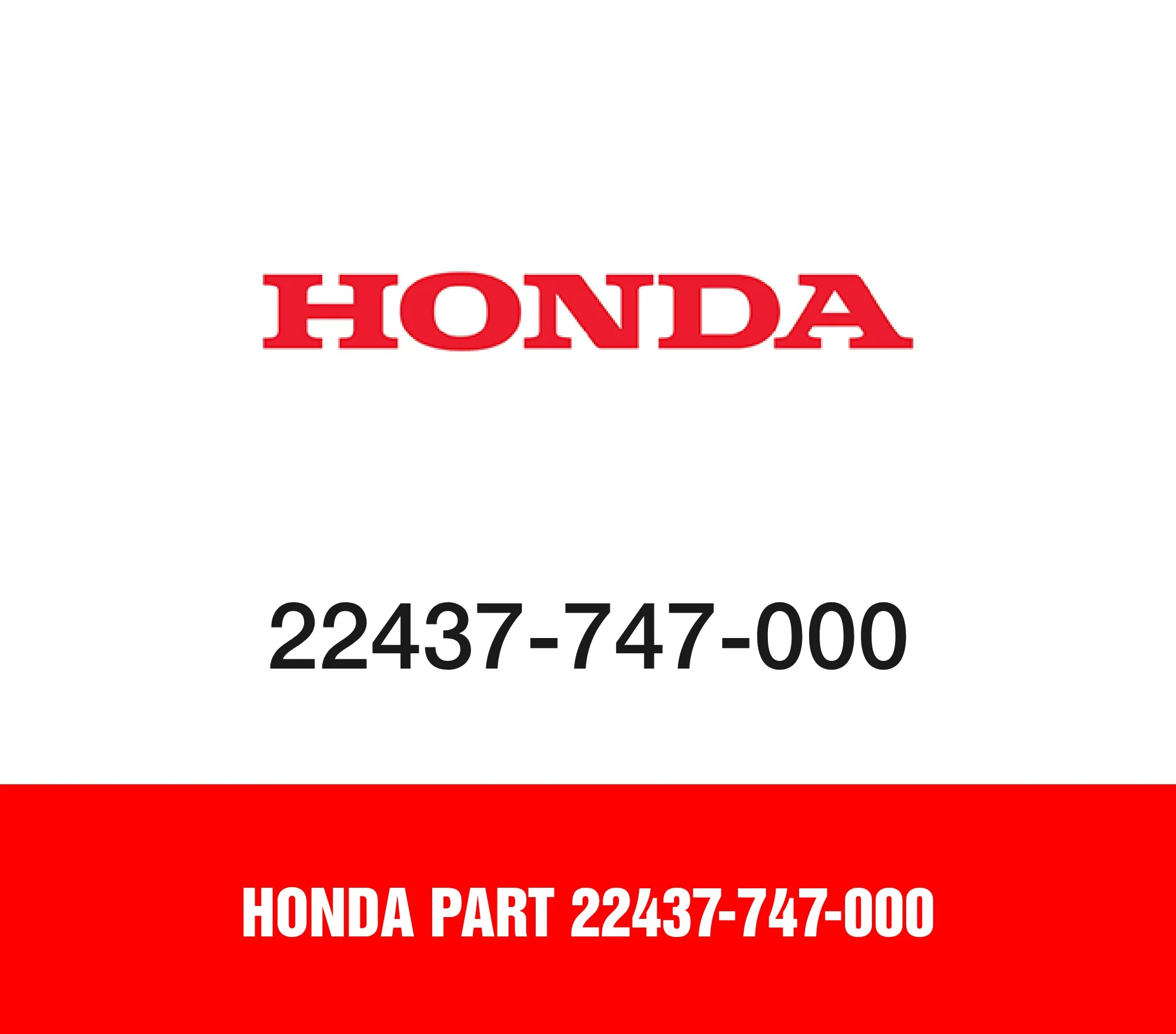 Honda Part 22437-747-000