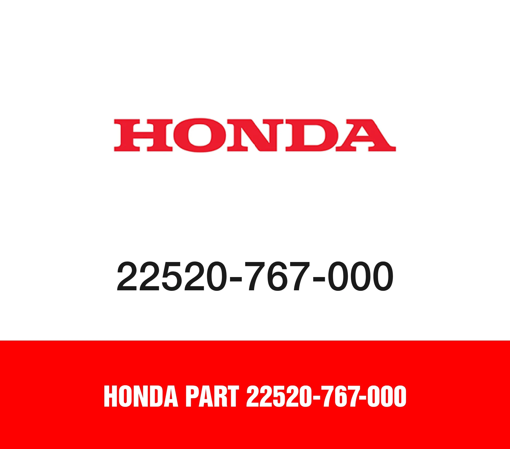 Honda Part 22520-767-000