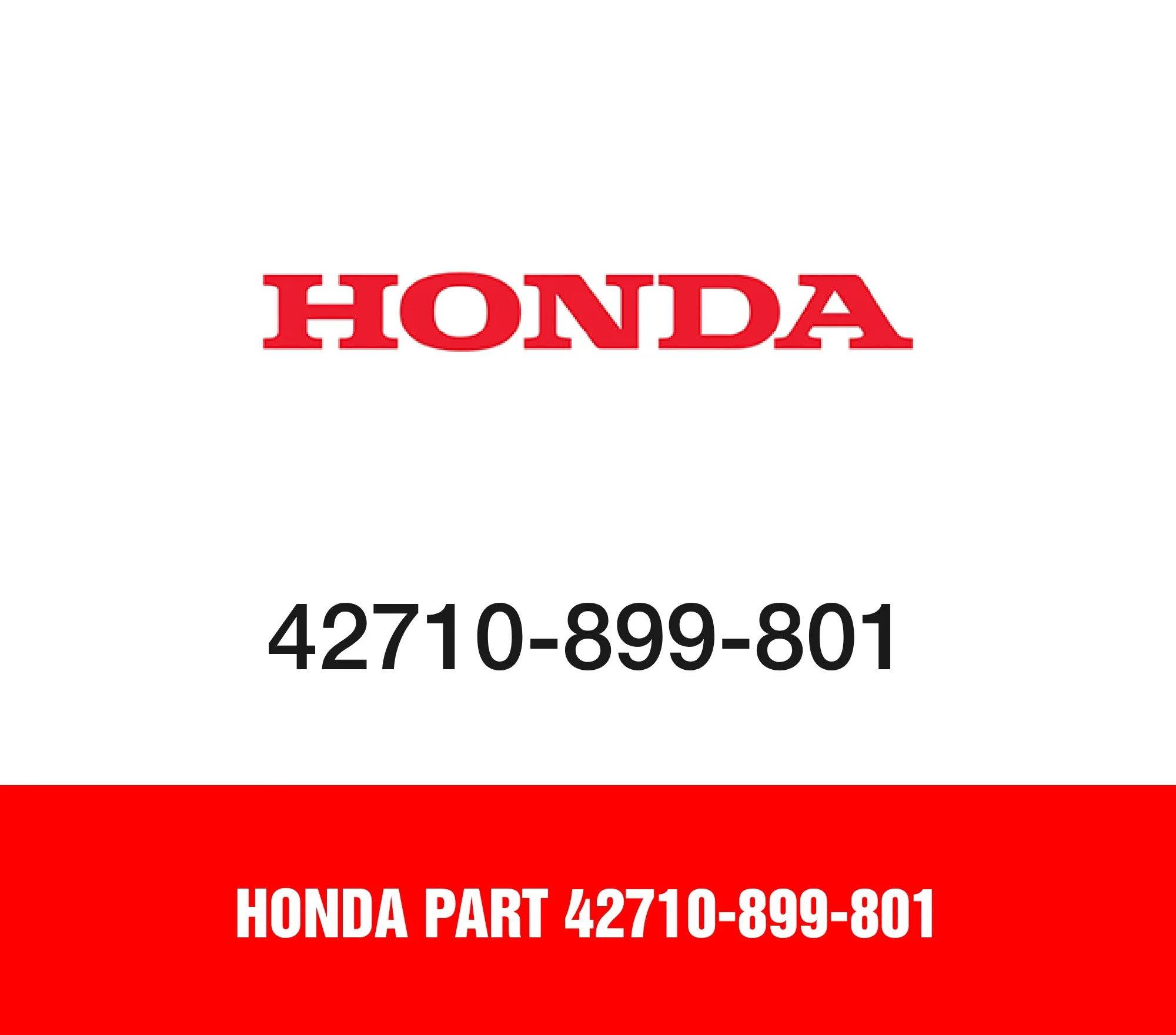 Honda Part 42710-899-801