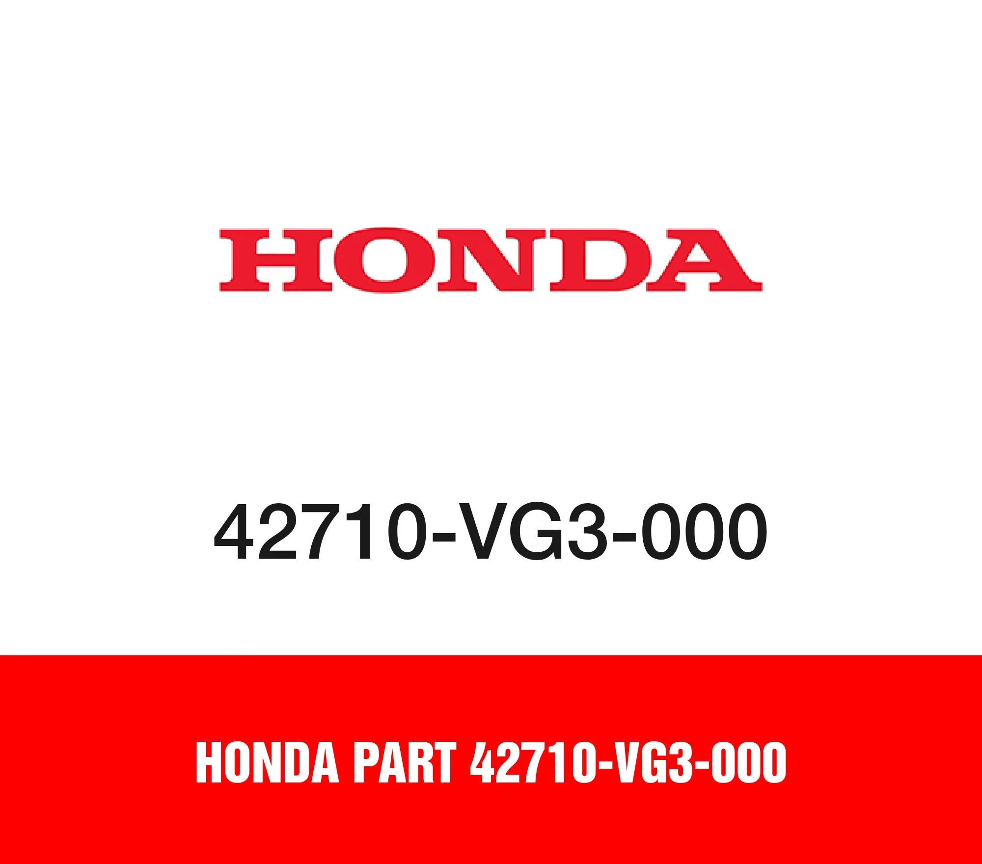 Honda Part 42710-VG3-000
