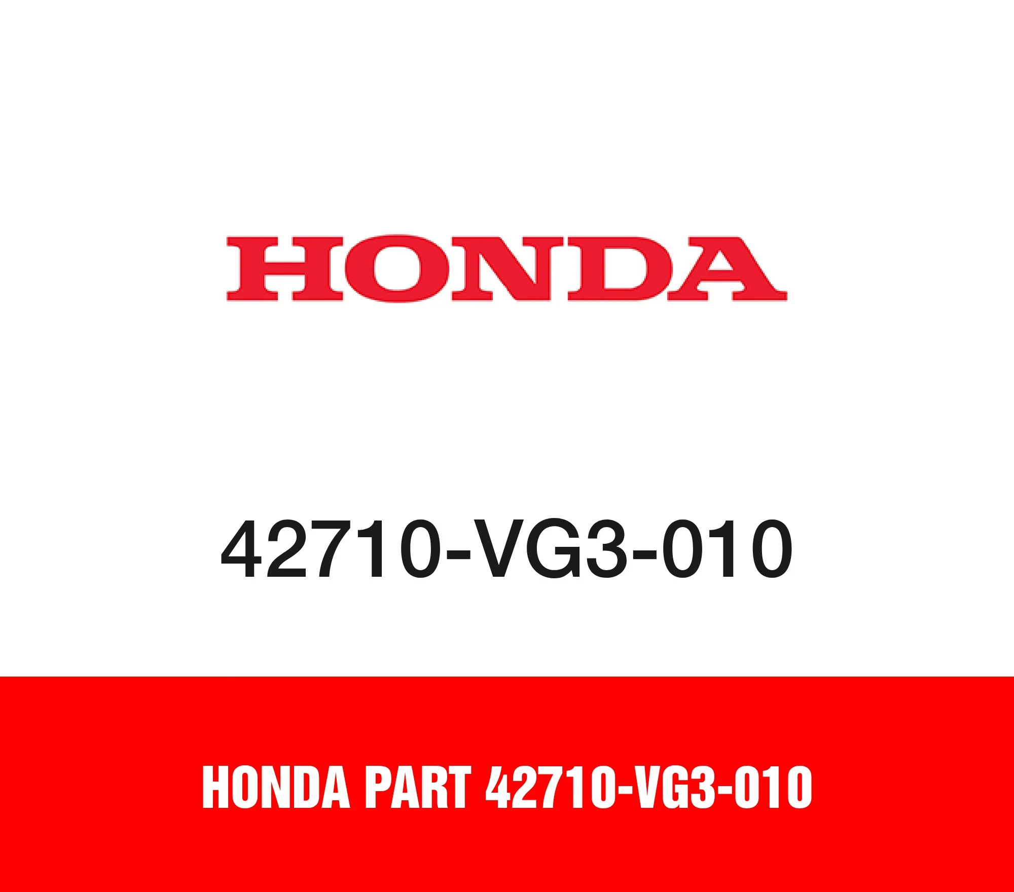 Honda Part 42710-VG3-010
