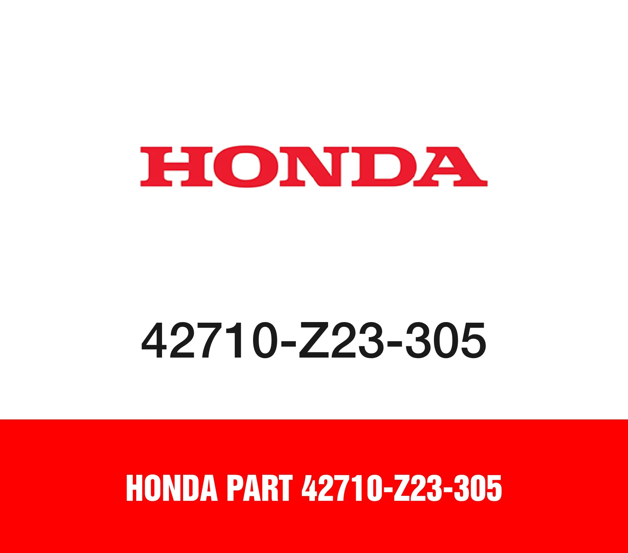 Honda Part 42710-Z23-305