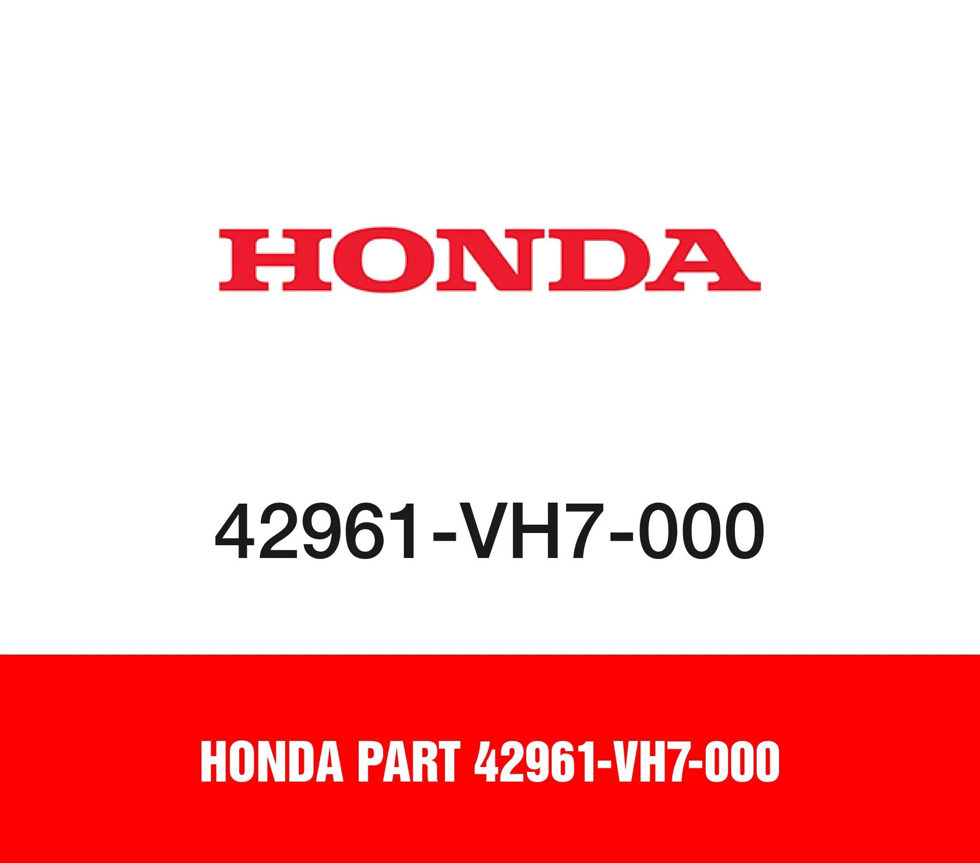 Honda Part 42961-VH7-000