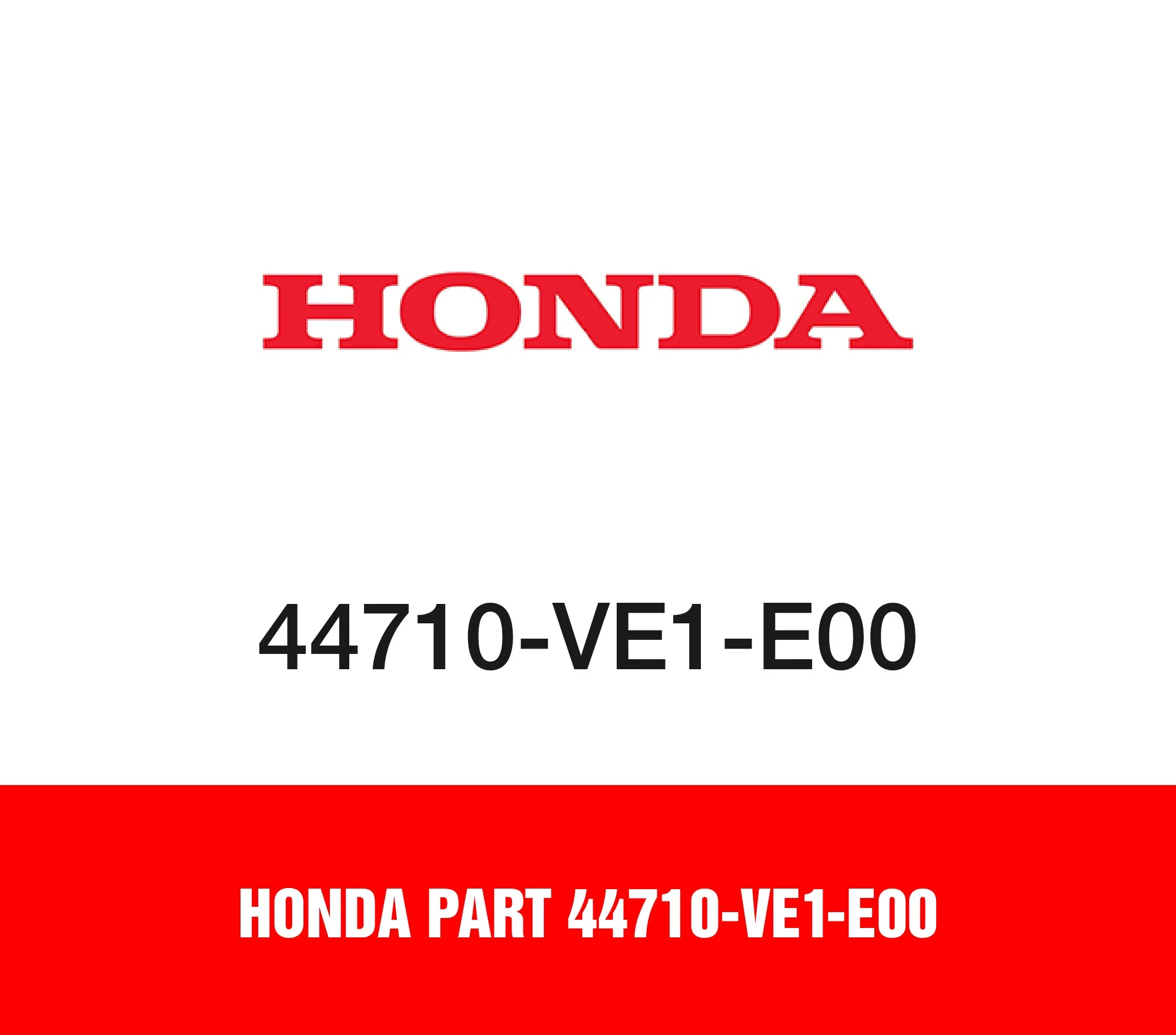 Honda Part 44710-VE1-E00