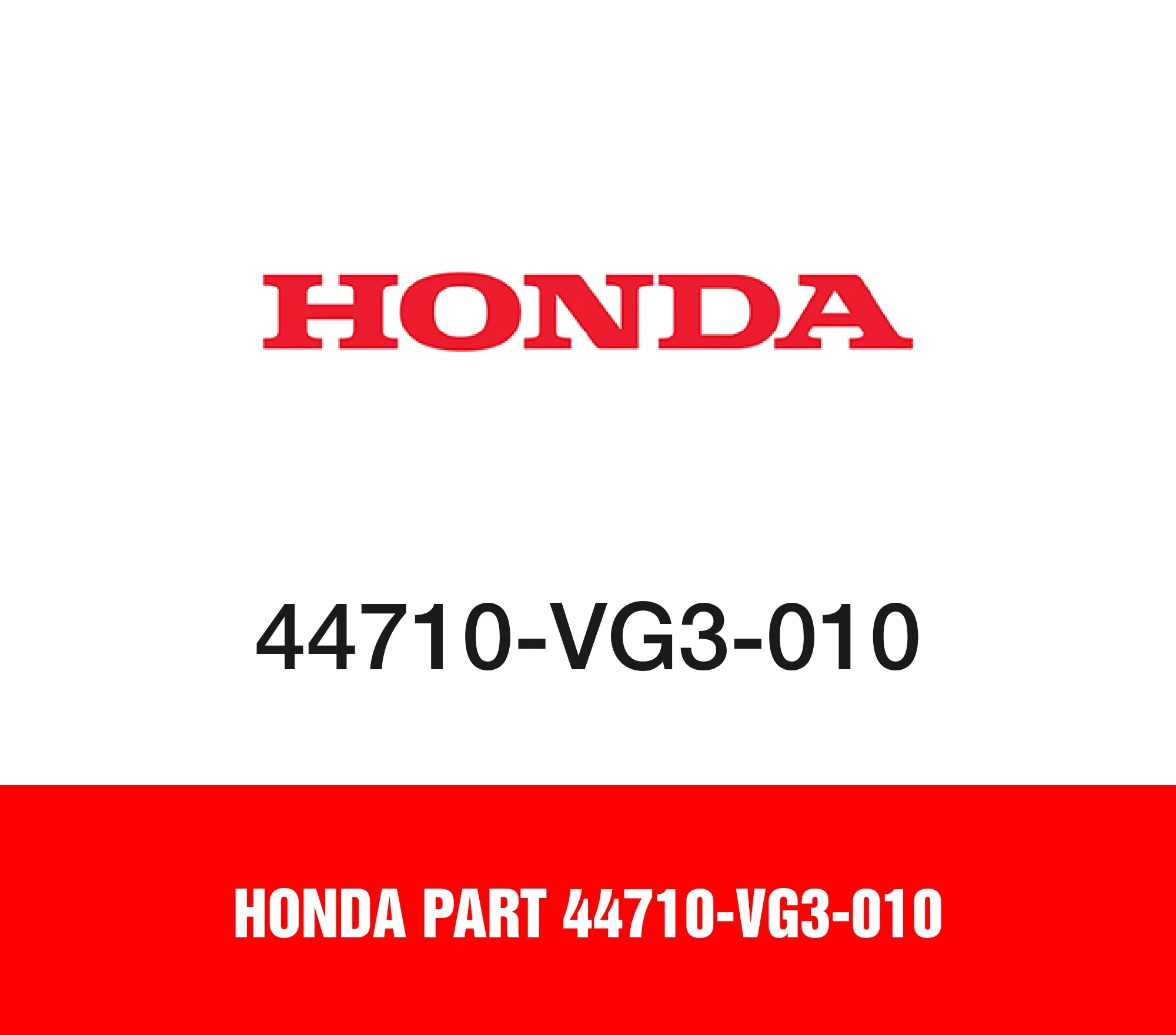 Honda Part 44710-VG3-010