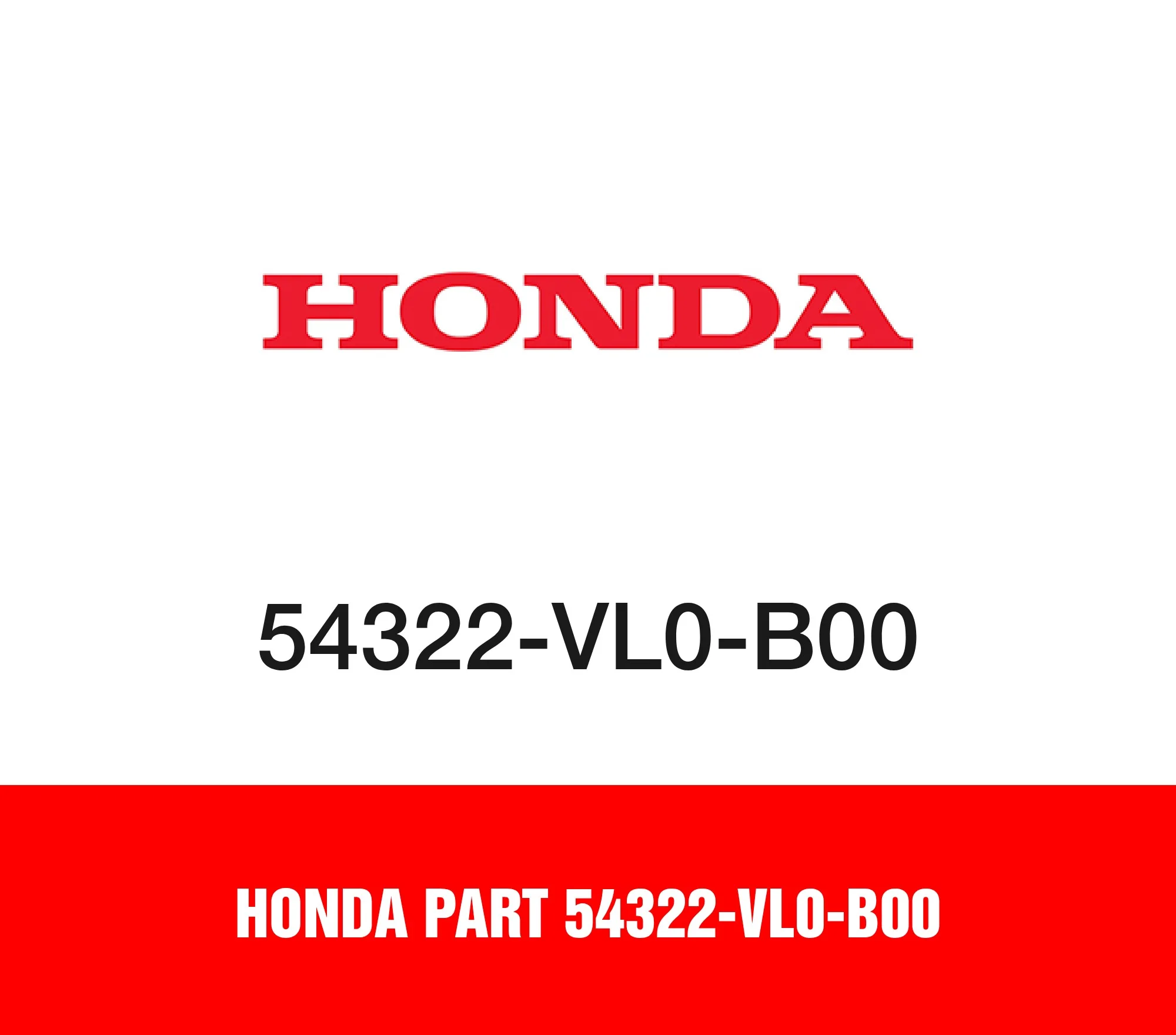 Honda Part 54322-VL0-B00