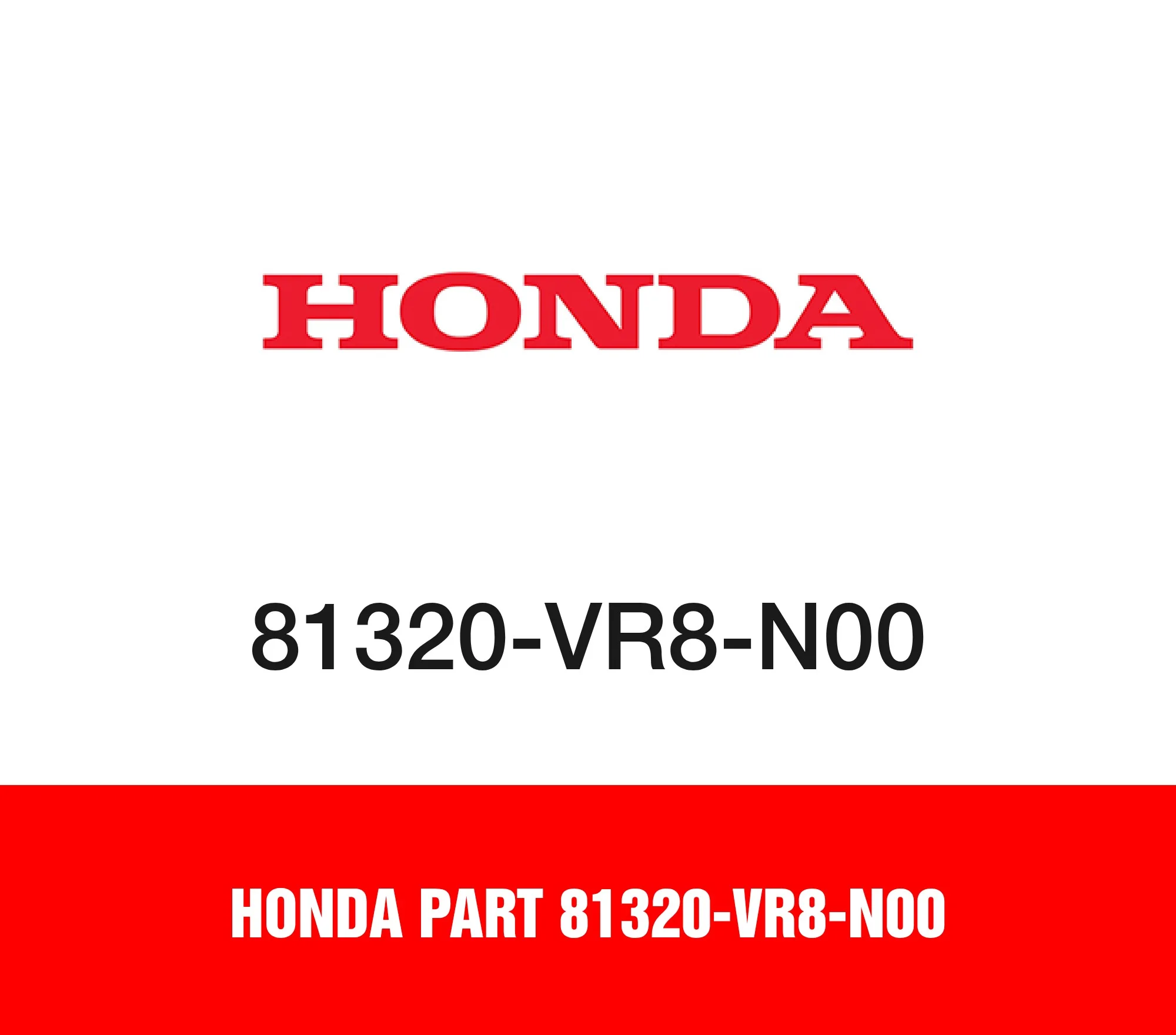 Honda Part 81320-VR8-N00