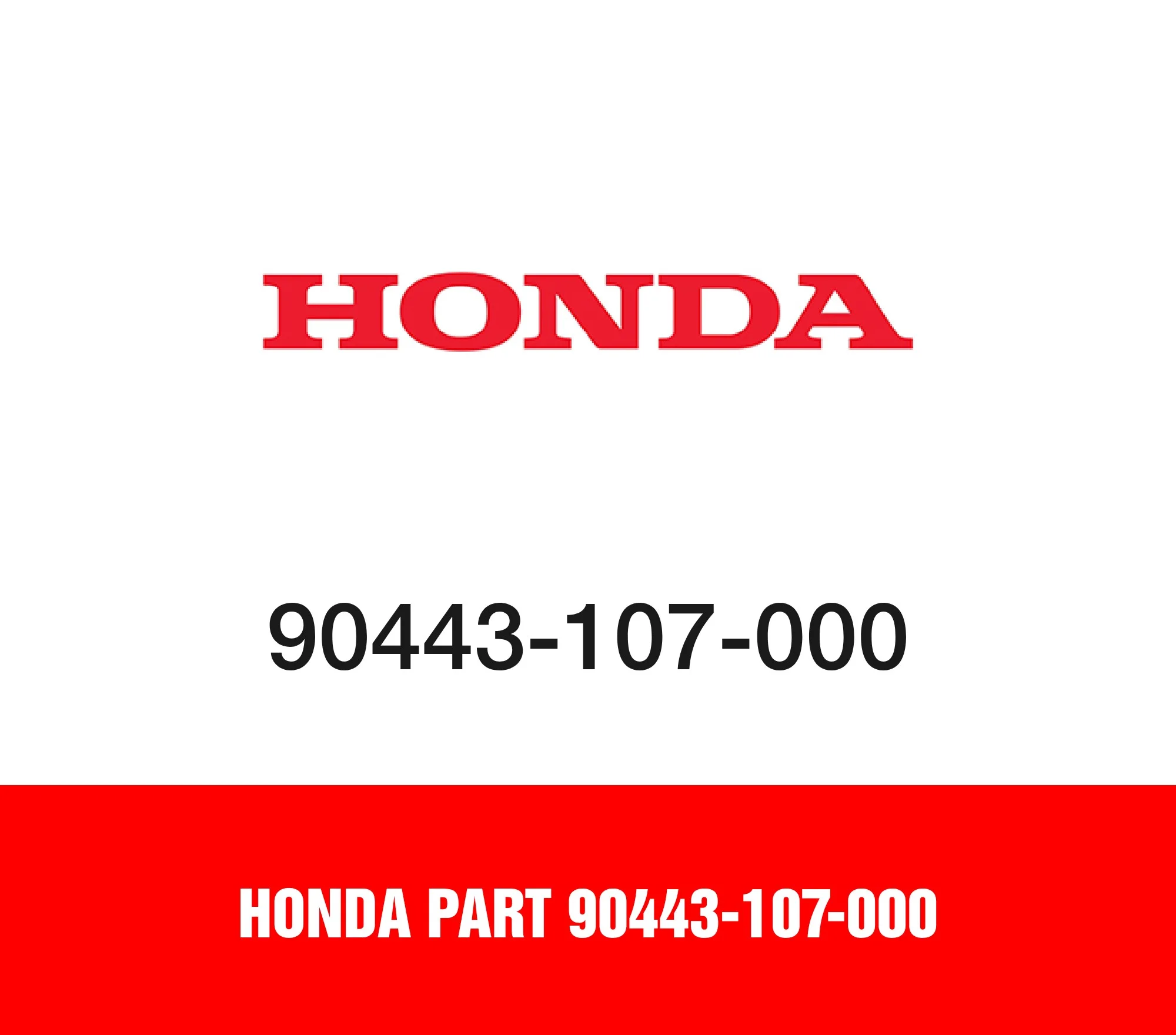 Honda Part 90443-107-000