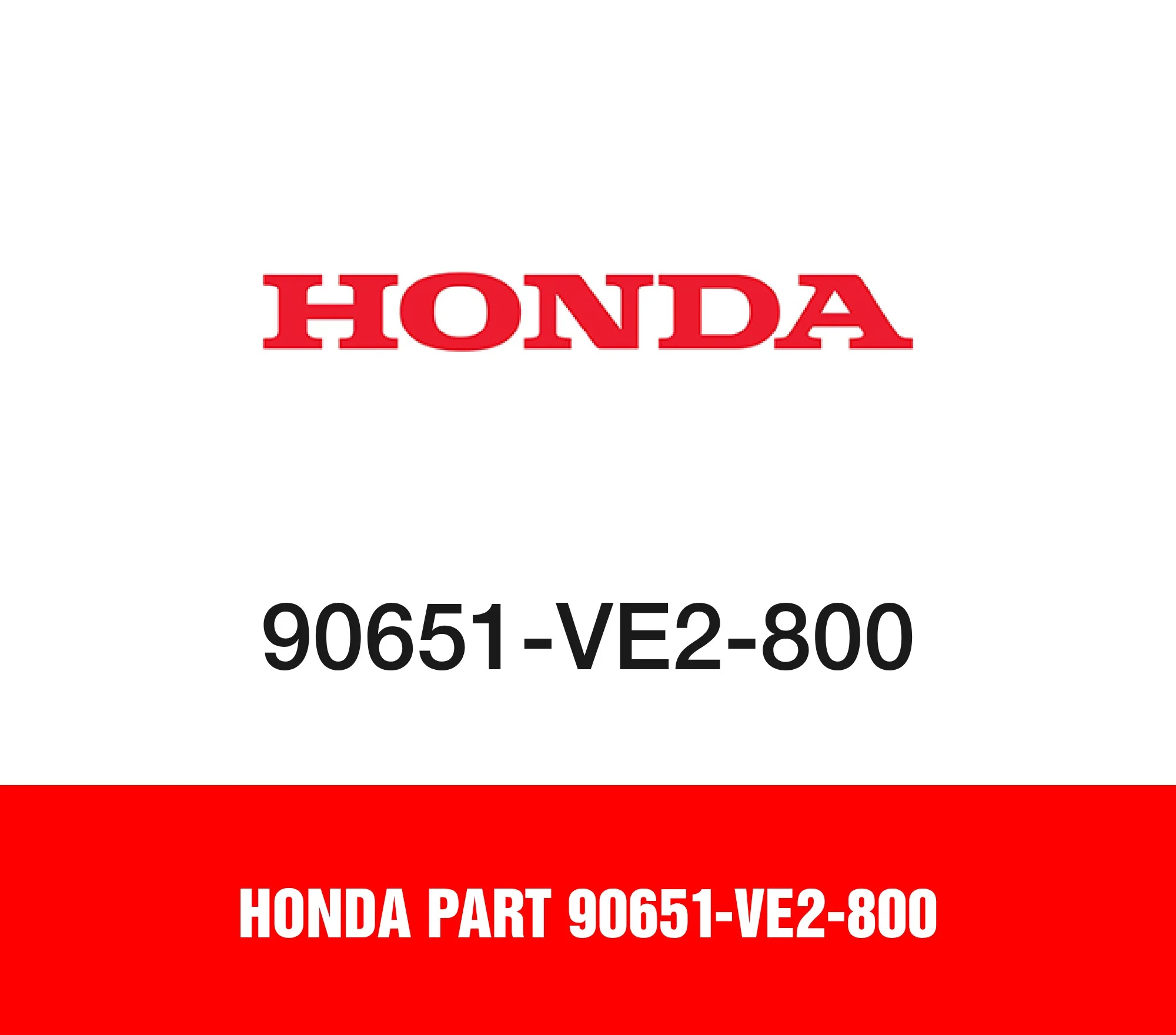 Honda Part 90651-VE2-800