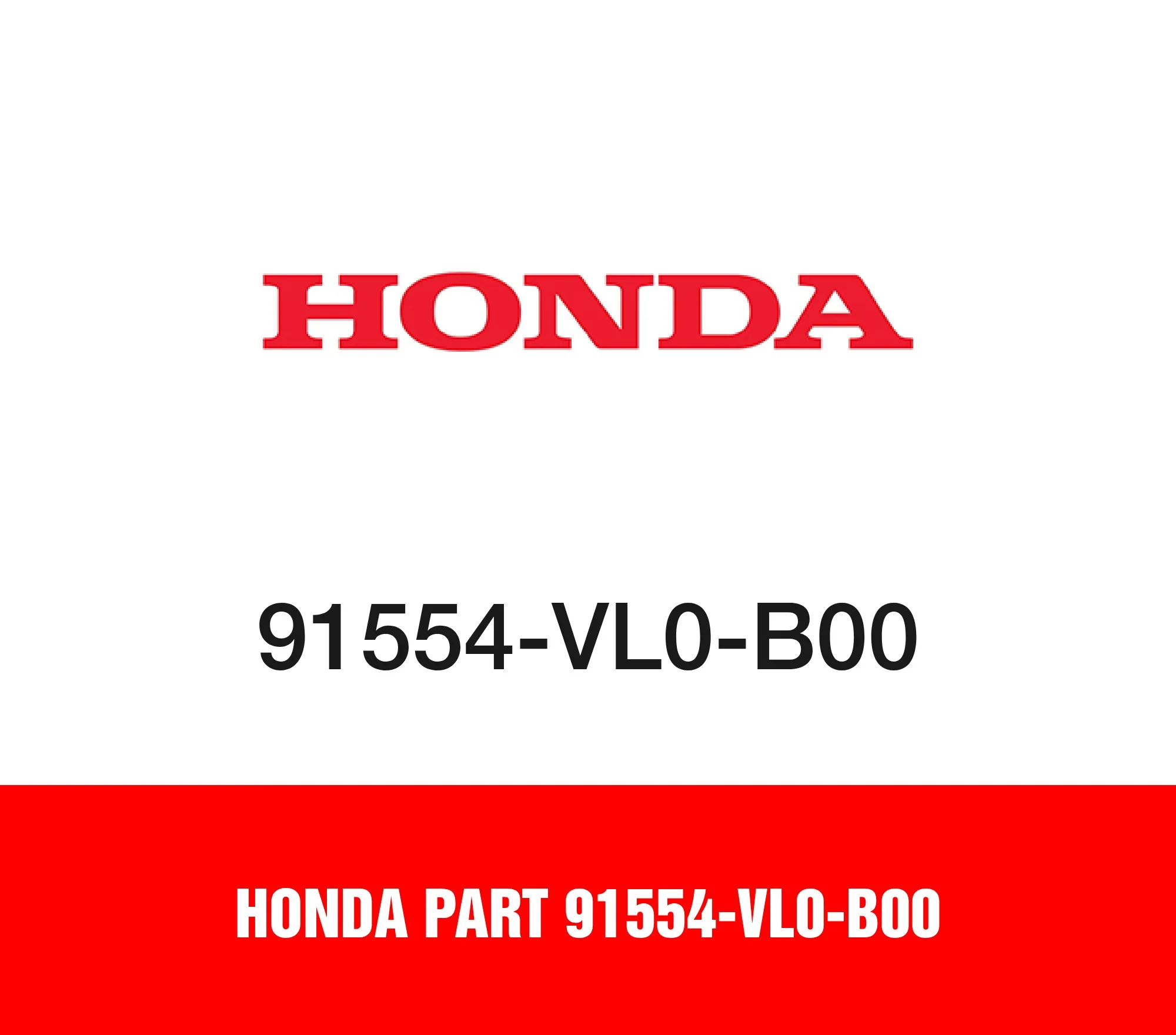 Honda Part 91554-VL0-B00