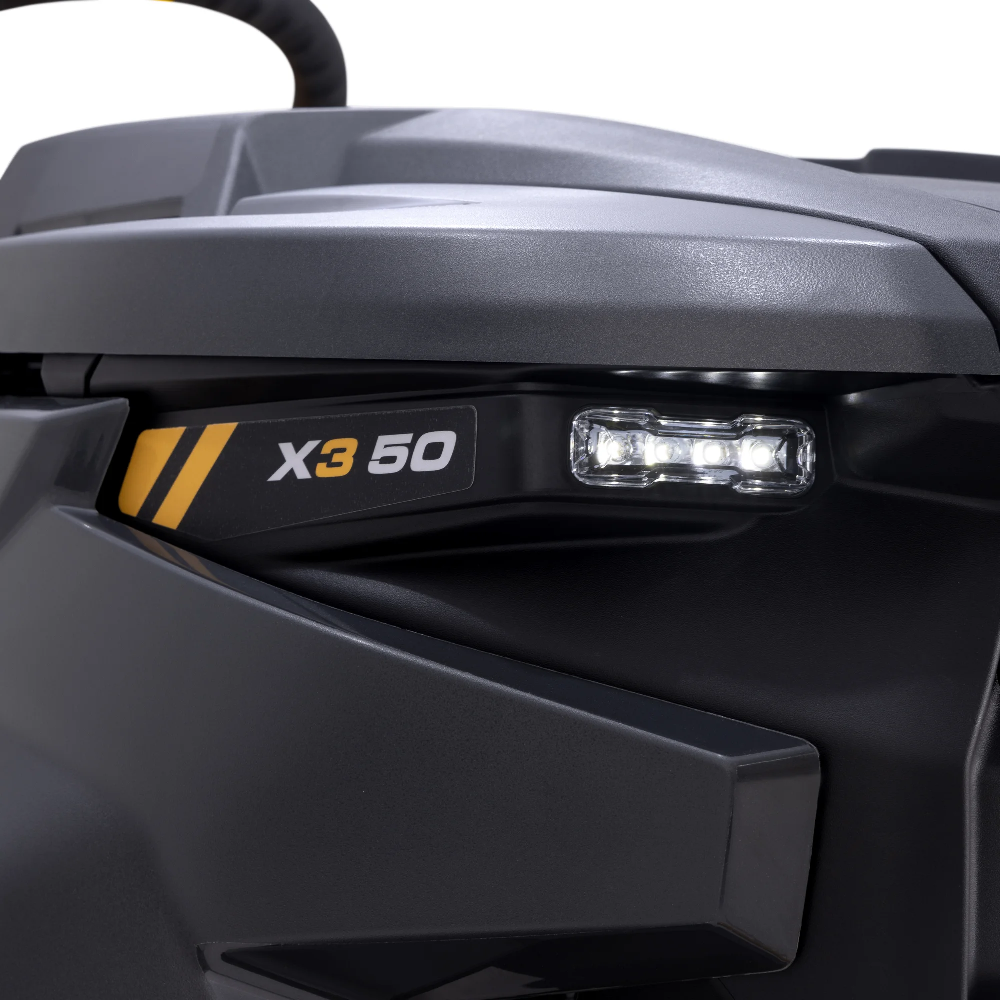 Integrated Hour Meter & LED Headlights