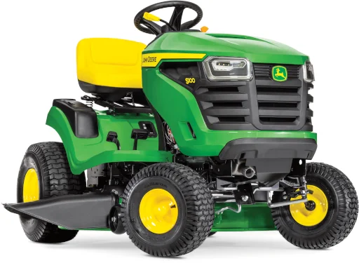 John Deere 100 Series Lawn Tractor S100 John Deere 100 Series Lawn Tractor S100 Front View Left product image