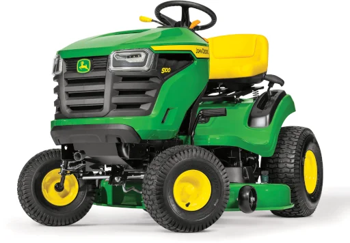 John Deere 100 Series Lawn Tractor S100 John Deere 100 Series Lawn Tractor S100 Front View Right product image