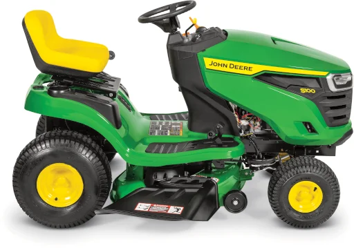 John Deere 100 Series Lawn Tractor S100 Side View product image