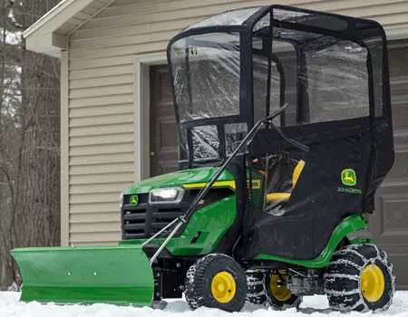 John Deere 100 Series Tractors Versatile Attachments feature image