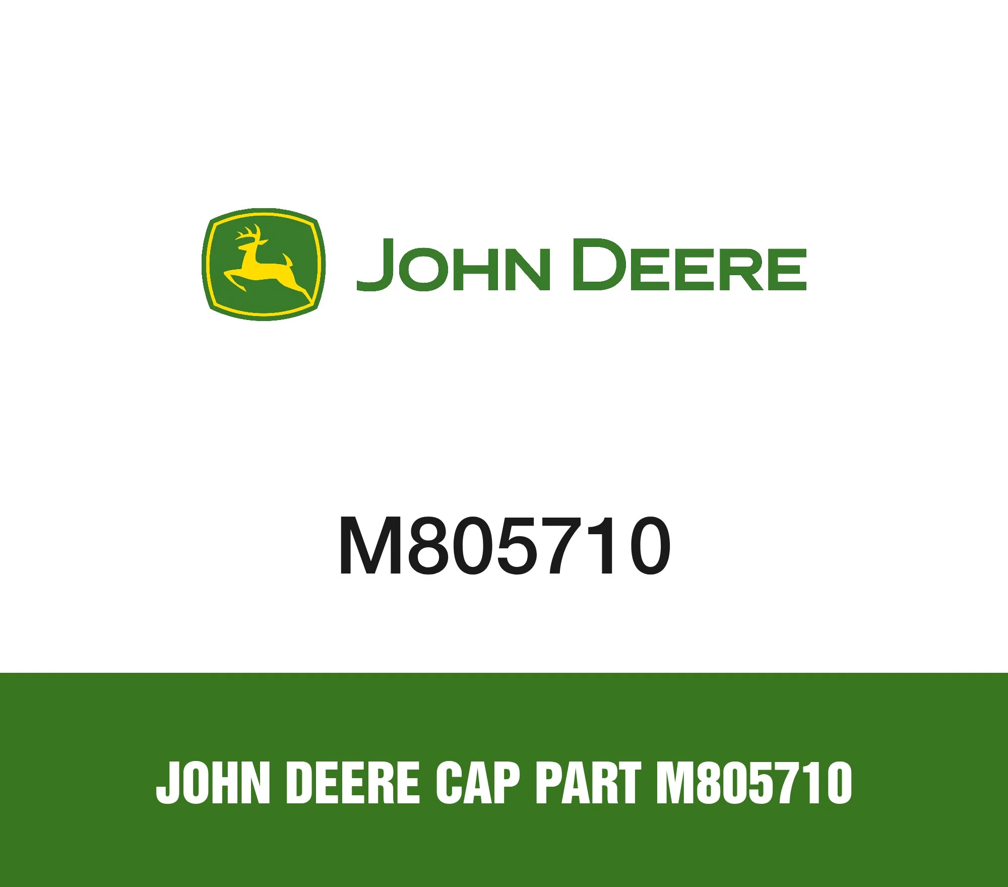 John Deere Cap Part M805710