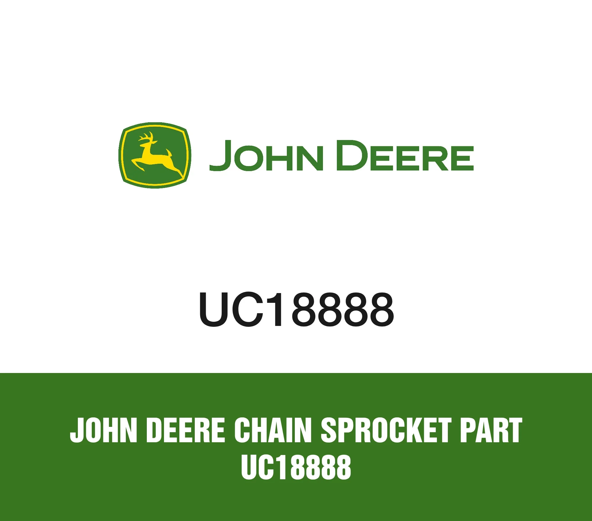 John Deere Chain Sprocket Part UC18888